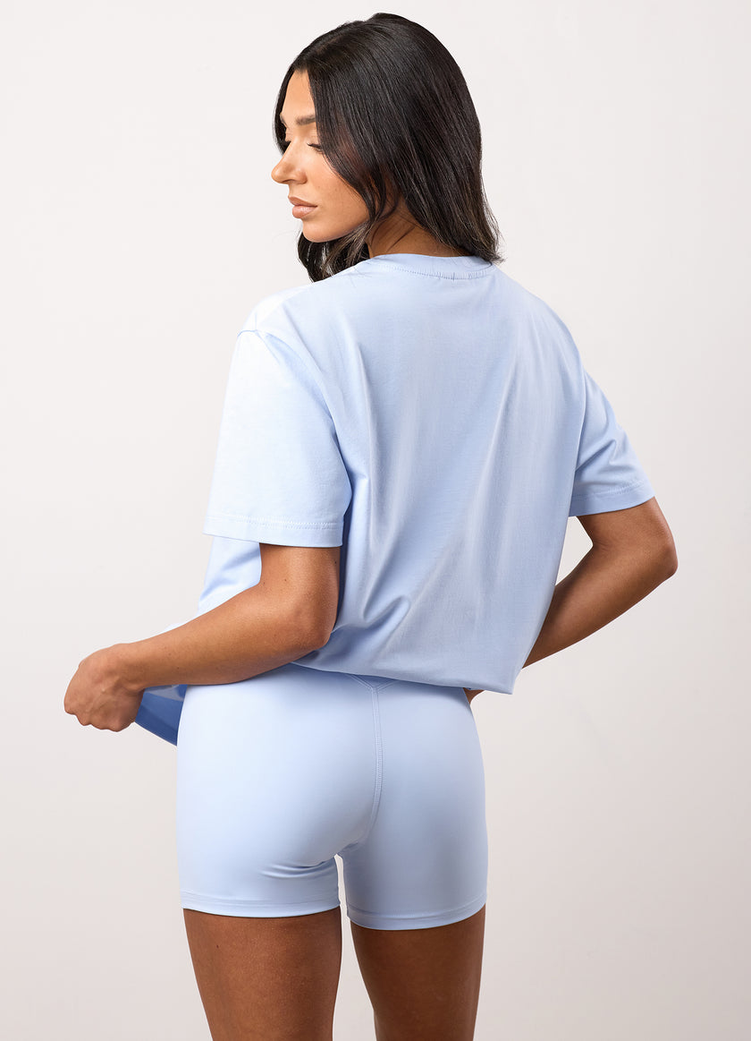 Gym King 365 Boyfriend Jersey Tee - Hydrangea Blue