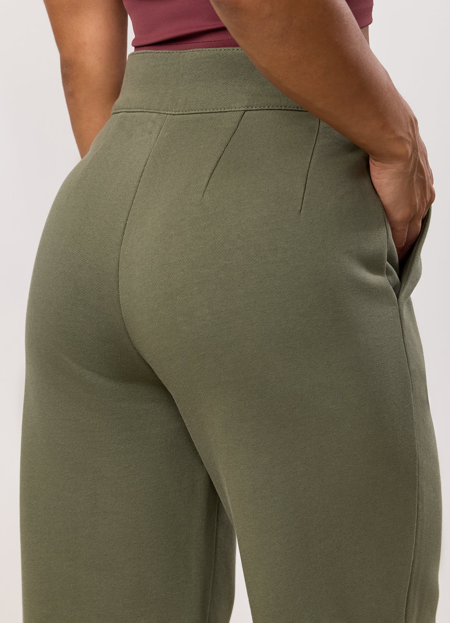 Gym King Powered By Belief Straight Leg Jogger - Warm Khaki