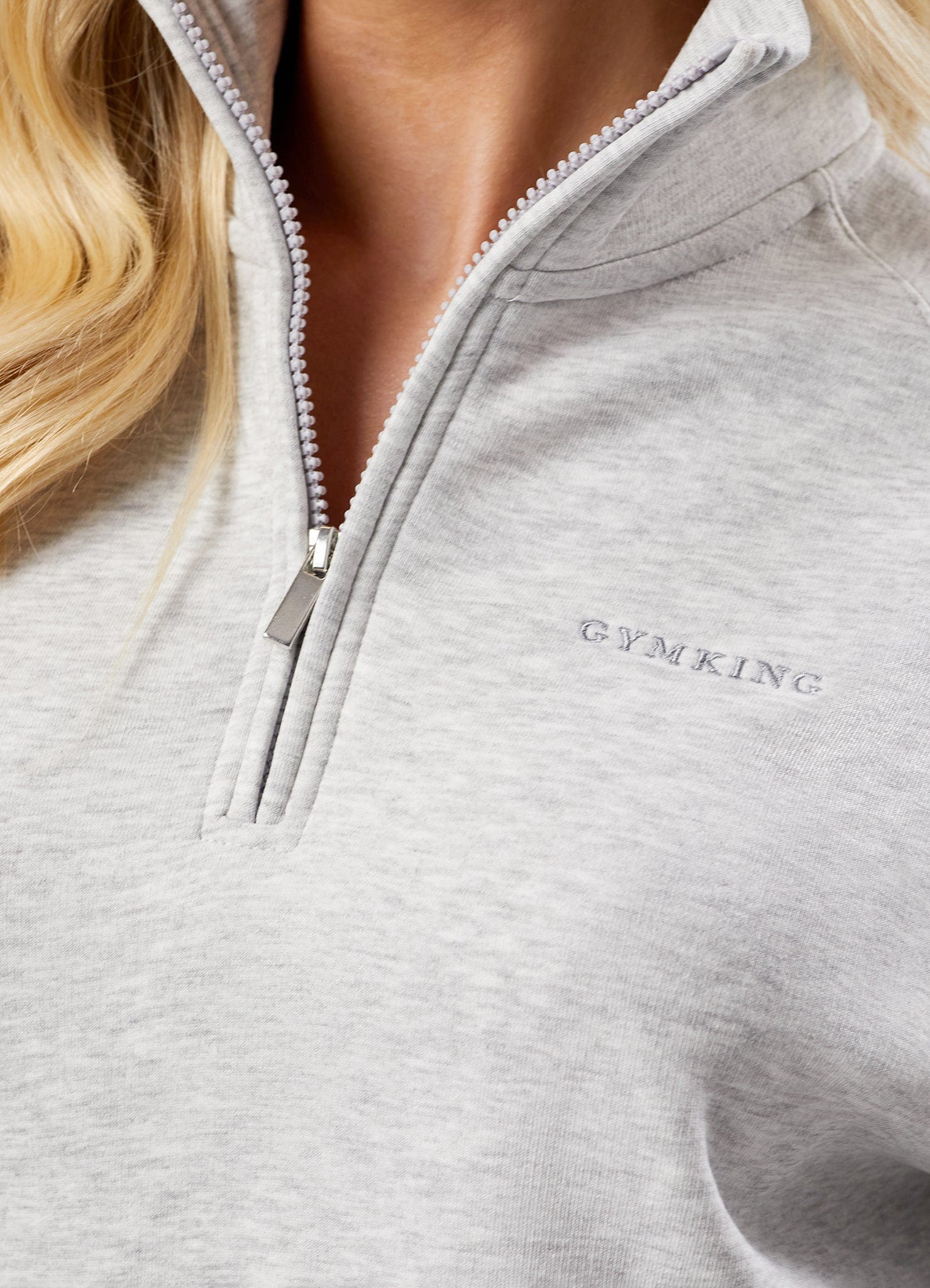 Gym King 365 Raglan Sleeve Funnel - Snow Marl