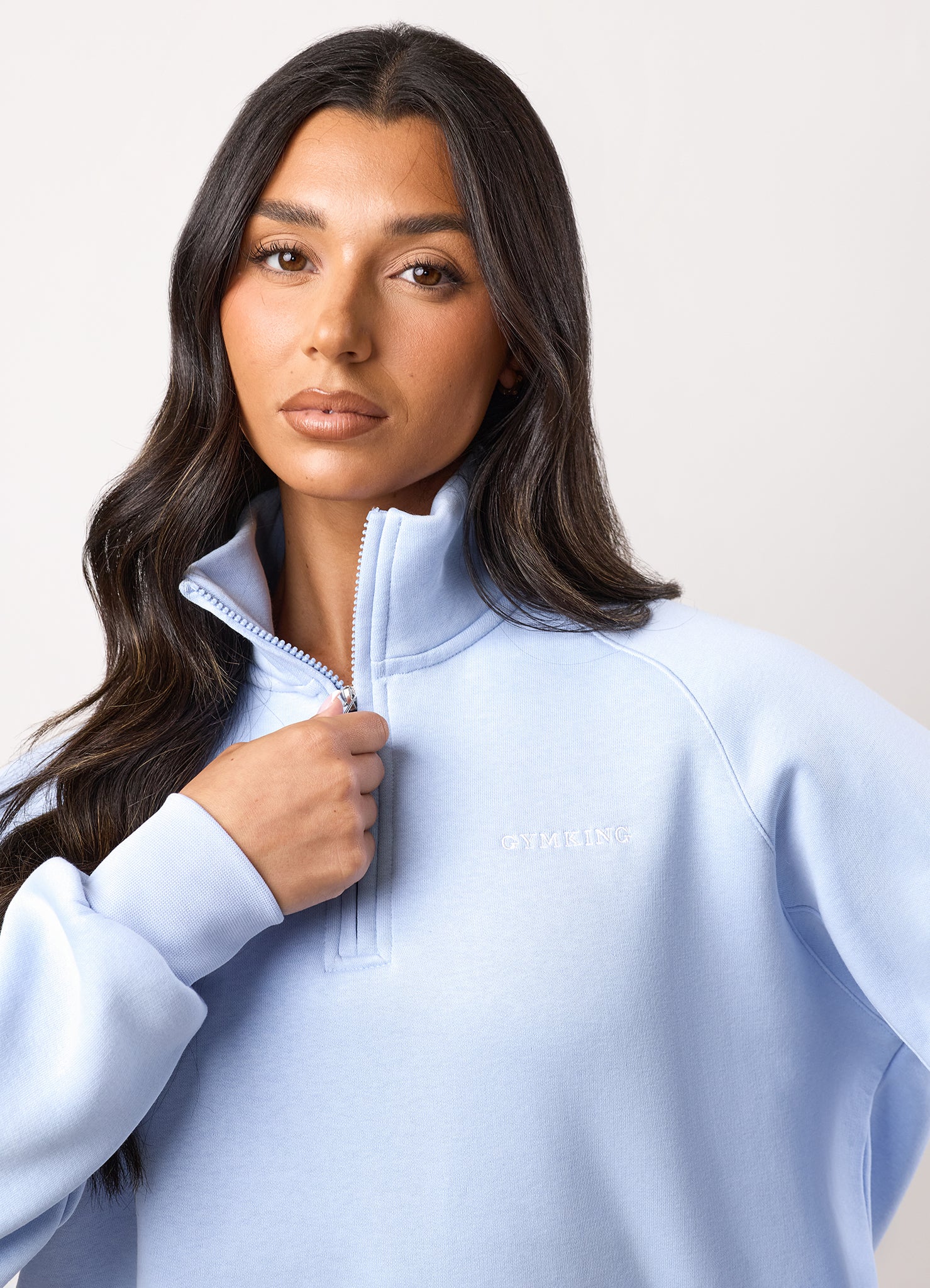 Gym King 365 Raglan Sleeve Funnel - Hydrangea Blue