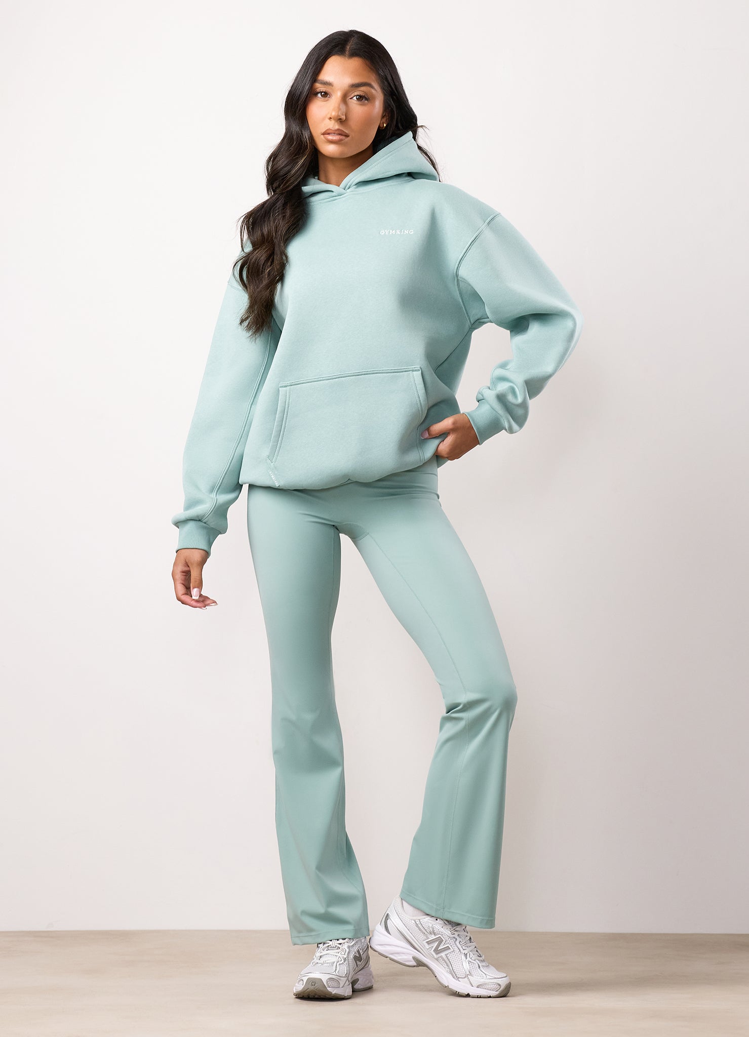 Gym King 365 Flared Yoga Legging Petite - Green Mist