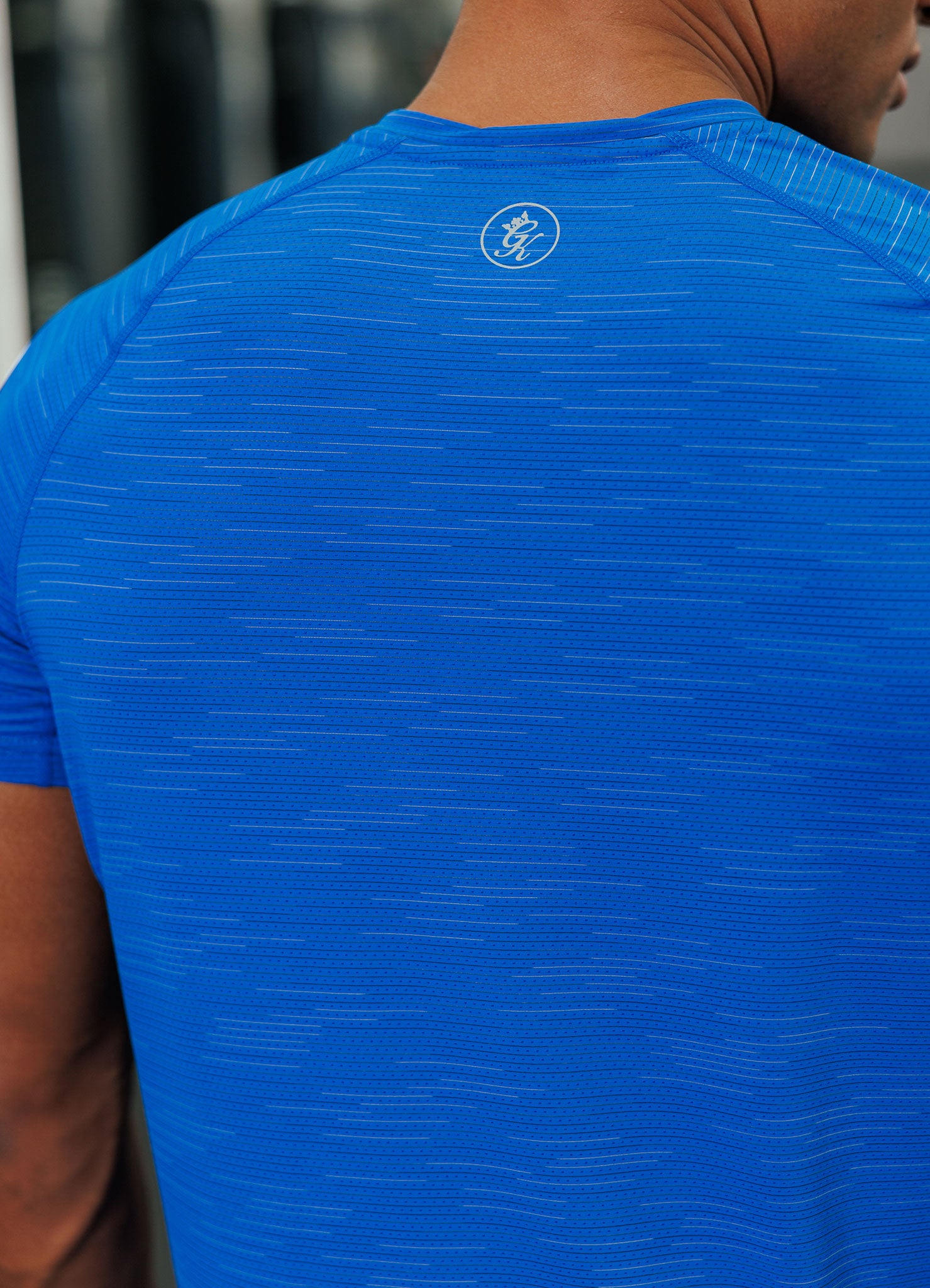 Gym King Energy Grindle Tee - Royal Azure