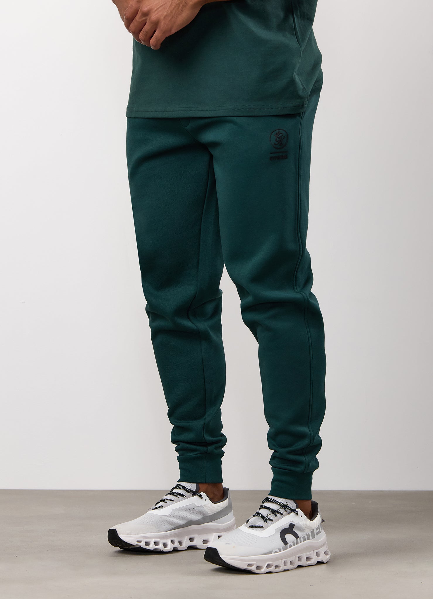 Gym King Aventus Fleece Jogger - Deep Forest Green