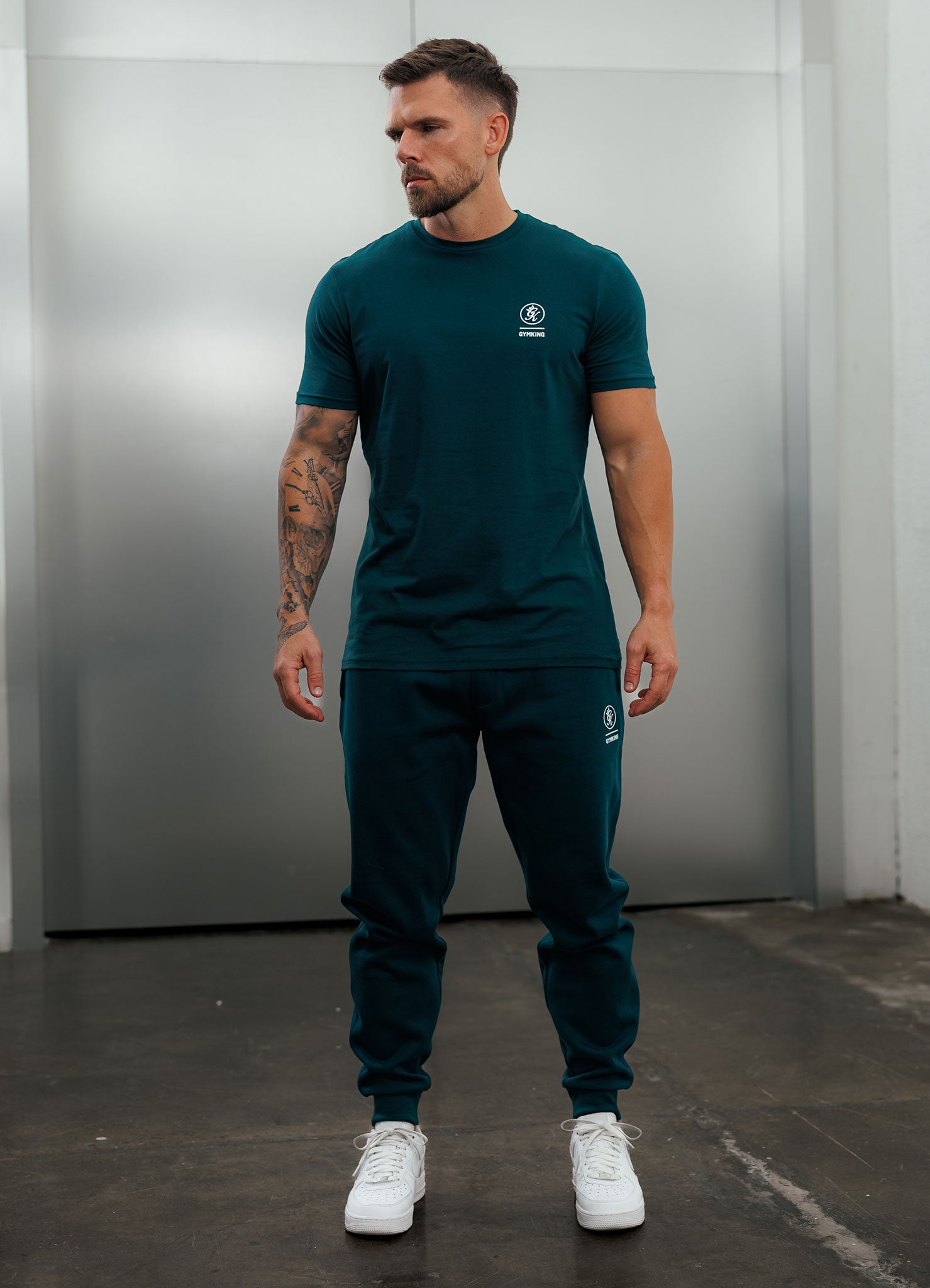 Gym King Aventus Jersey Tee - Teal
