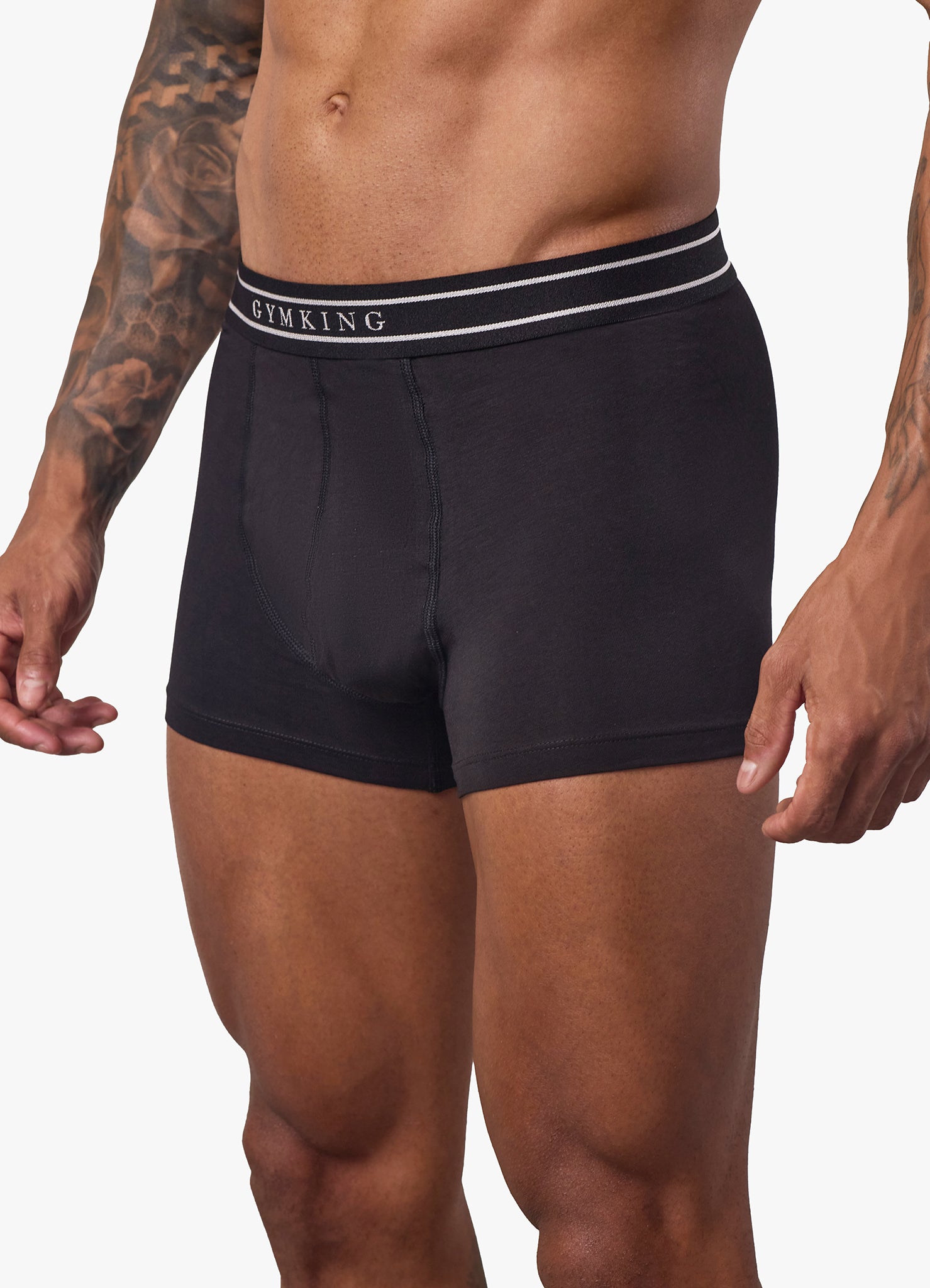 Gym King Boxers (3PK) - Black