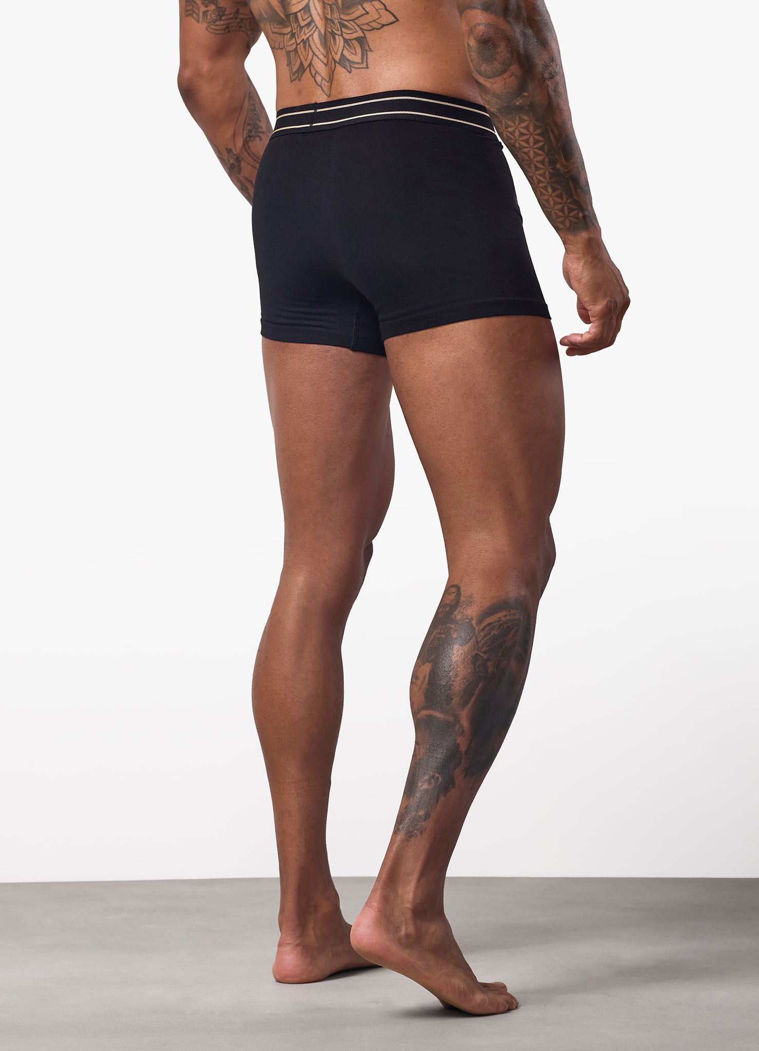 Gym King Boxers (3PK) - Black/Gold