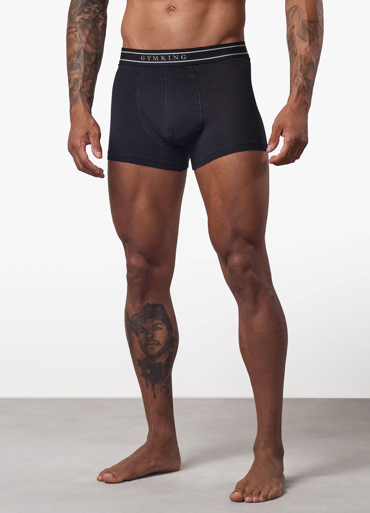 Gym King Boxers (3PK) - Black