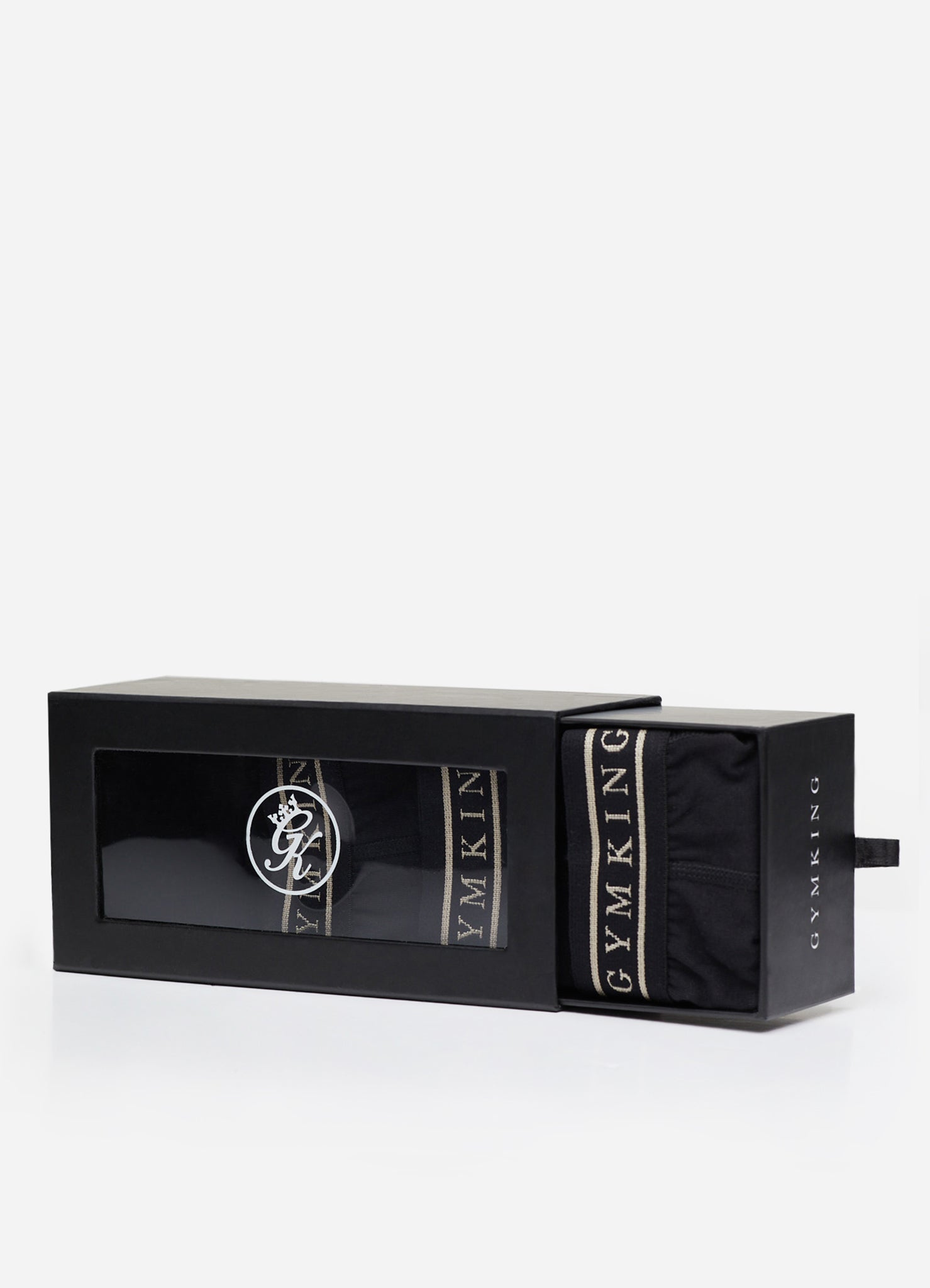 Gym King Boxers (3PK) - Black/Gold