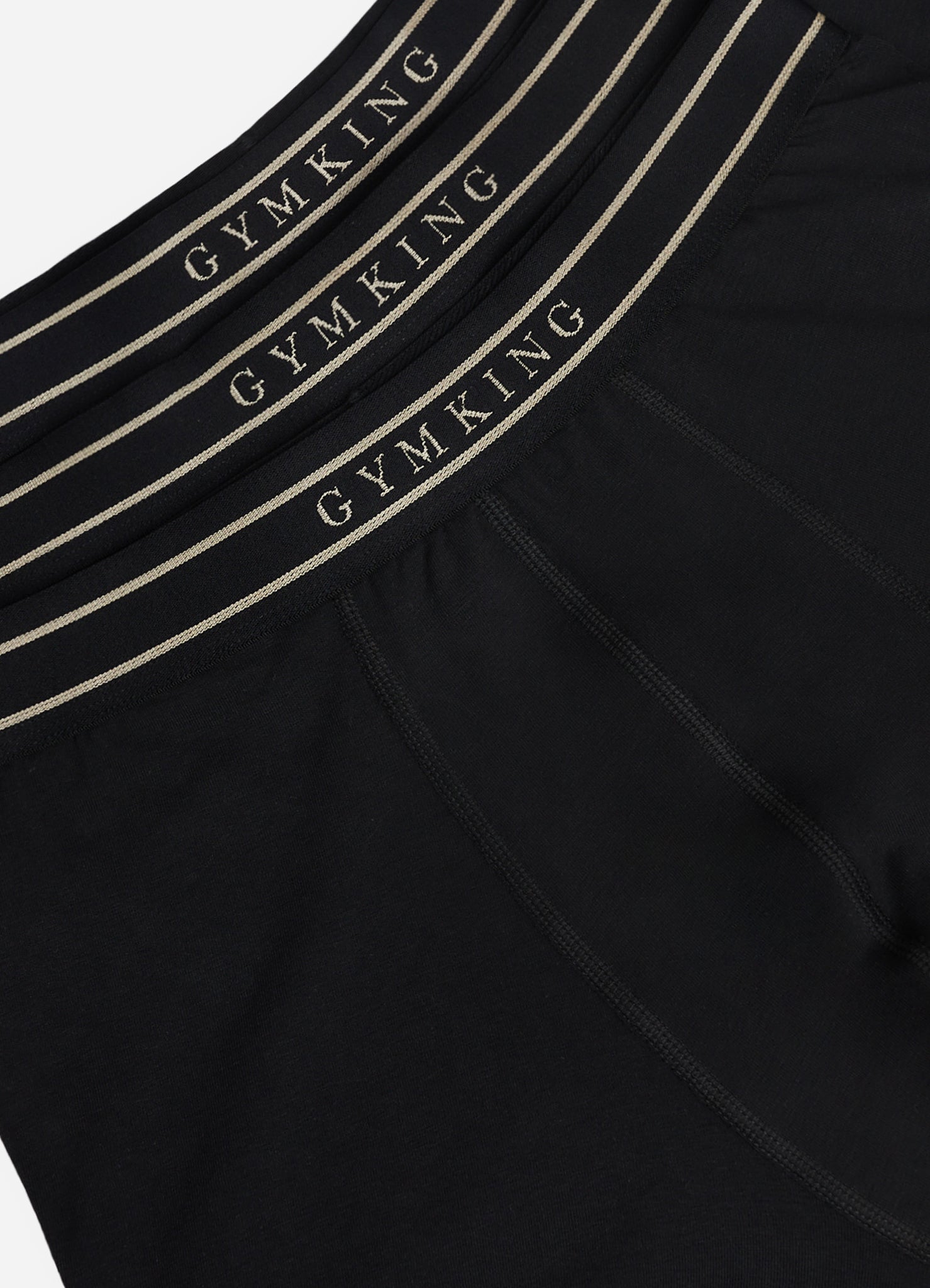 Gym King Boxers (3PK) - Black/Gold