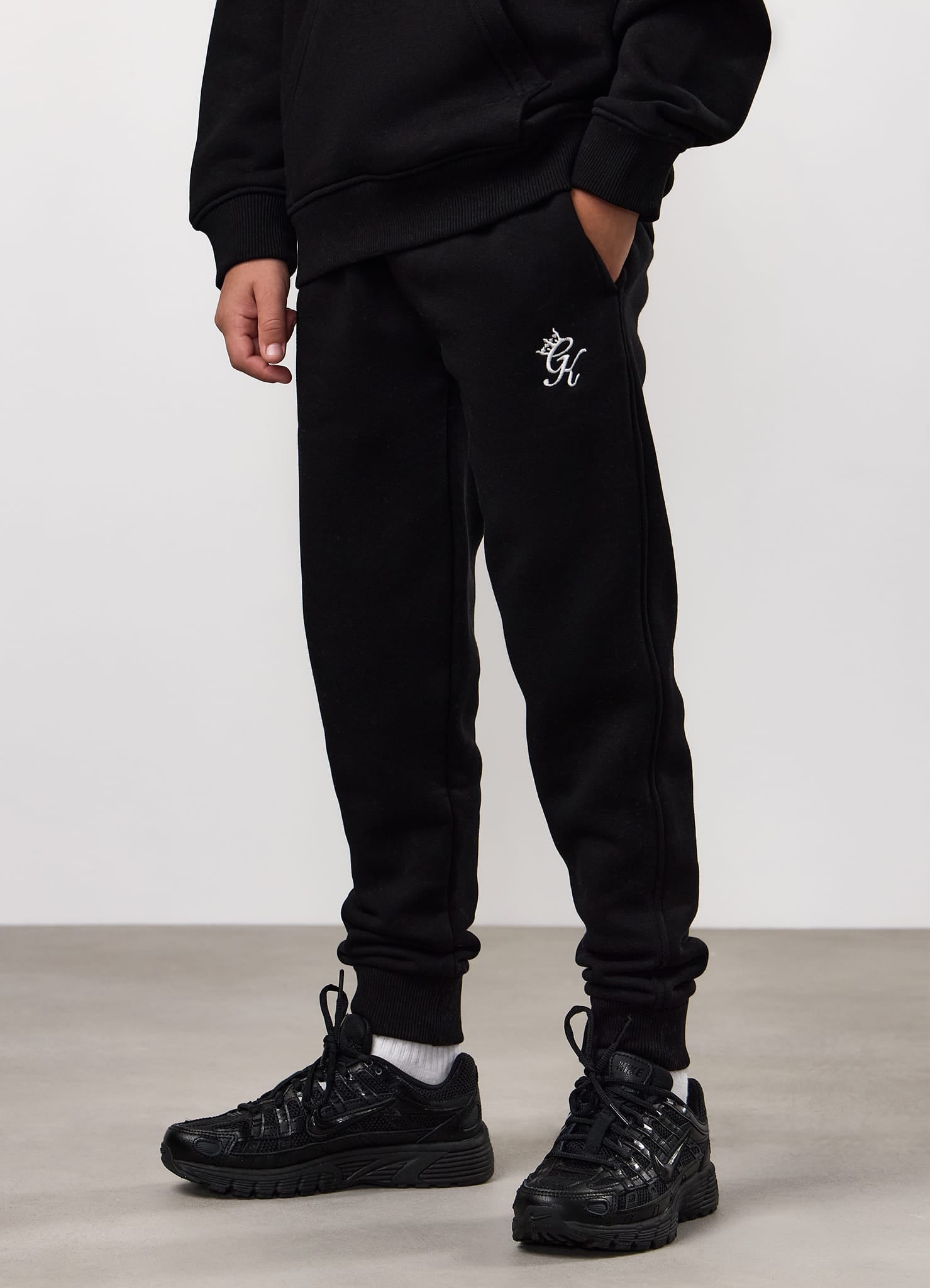 Gym King Kids Fundamental Jogger - Black