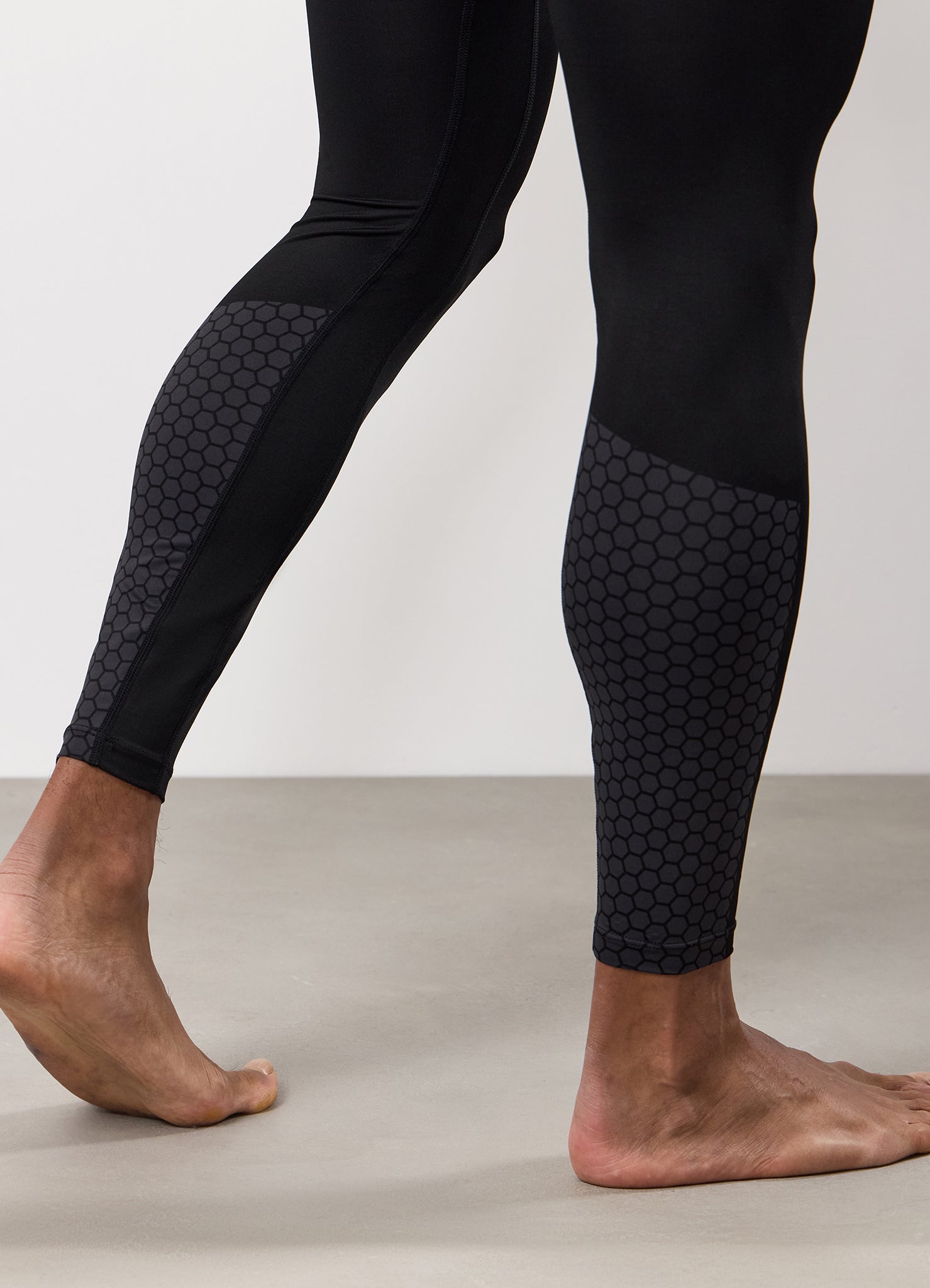 Gym King Fight Division Combat Compression Legging - Black