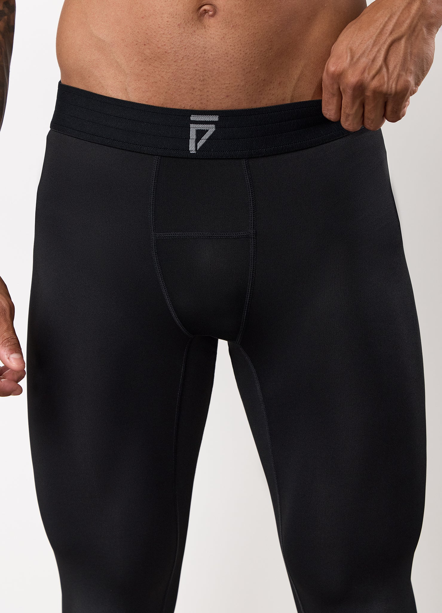 Gym King Fight Division Combat Compression Legging - Black