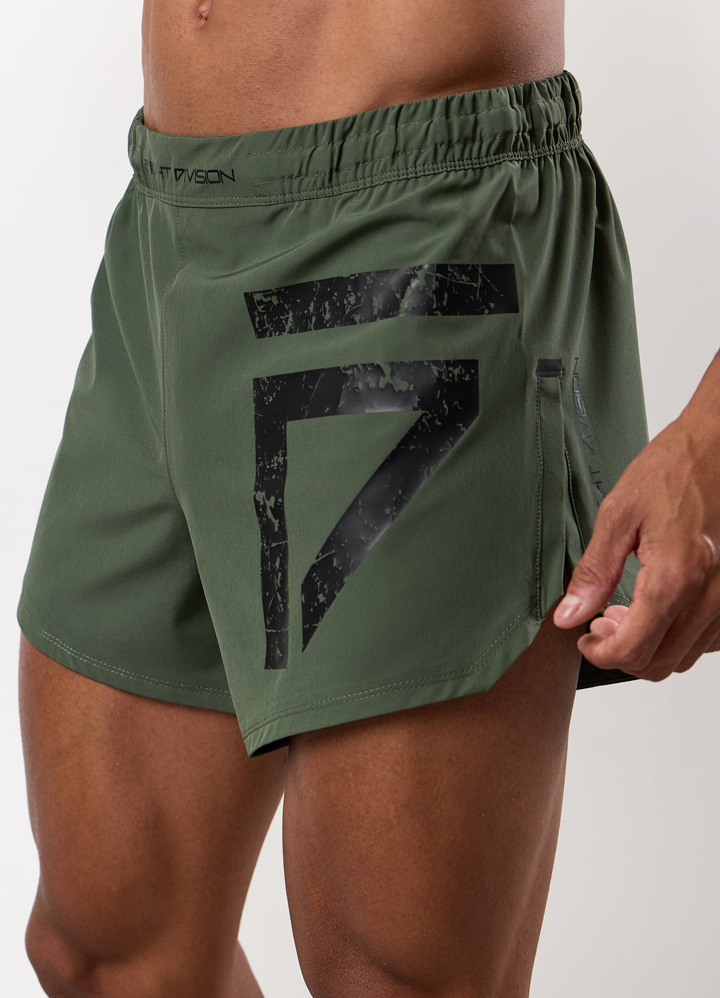 Gym King Fight Division Combat 5" Short - Deep Olive