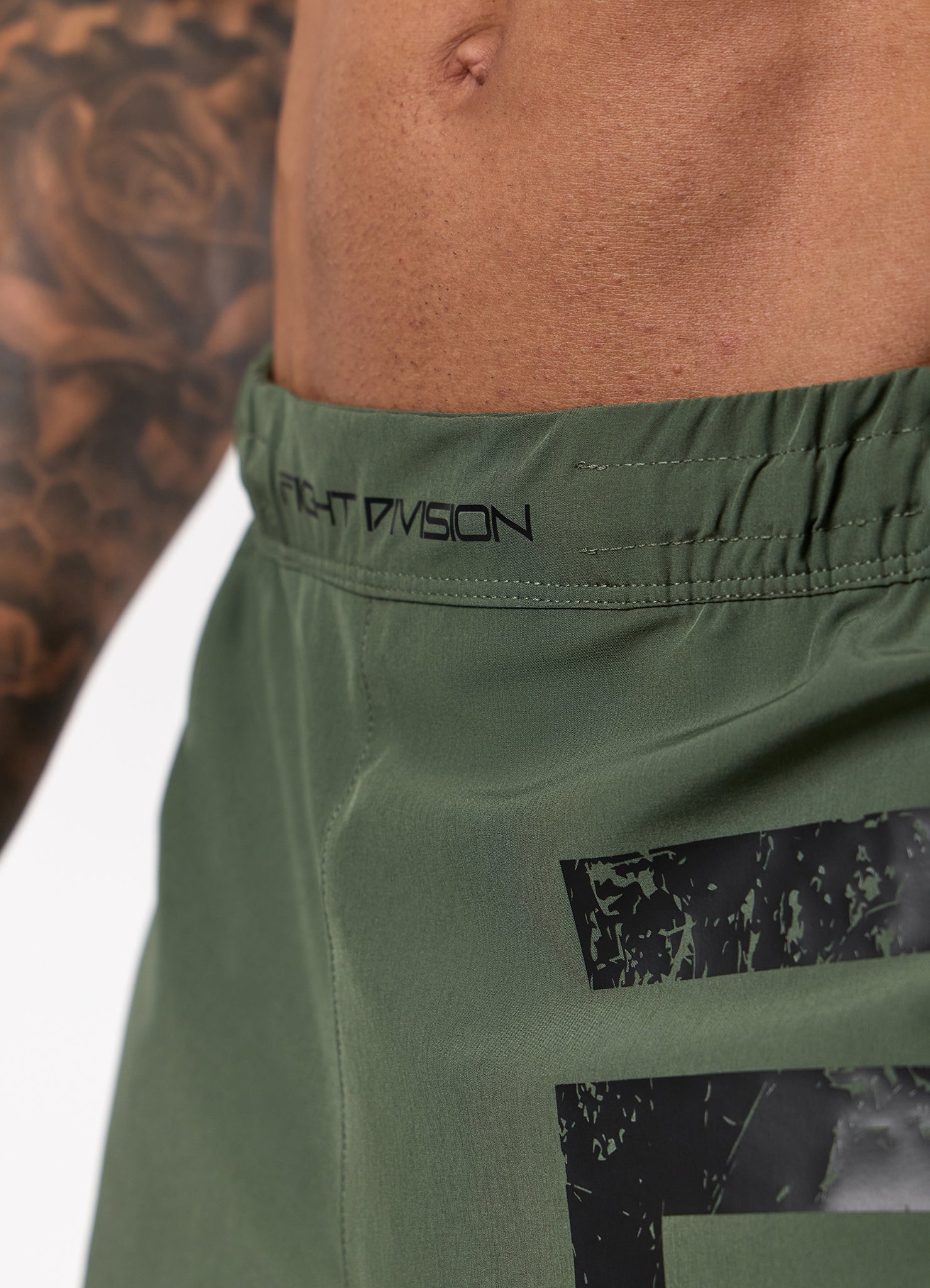 Gym King Fight Division Combat 5" Short - Deep Olive