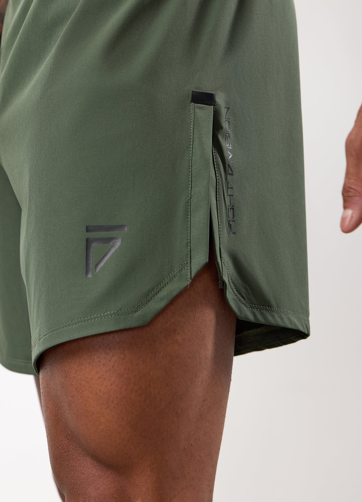 Gym King Fight Division Combat 7" Short - Deep Olive