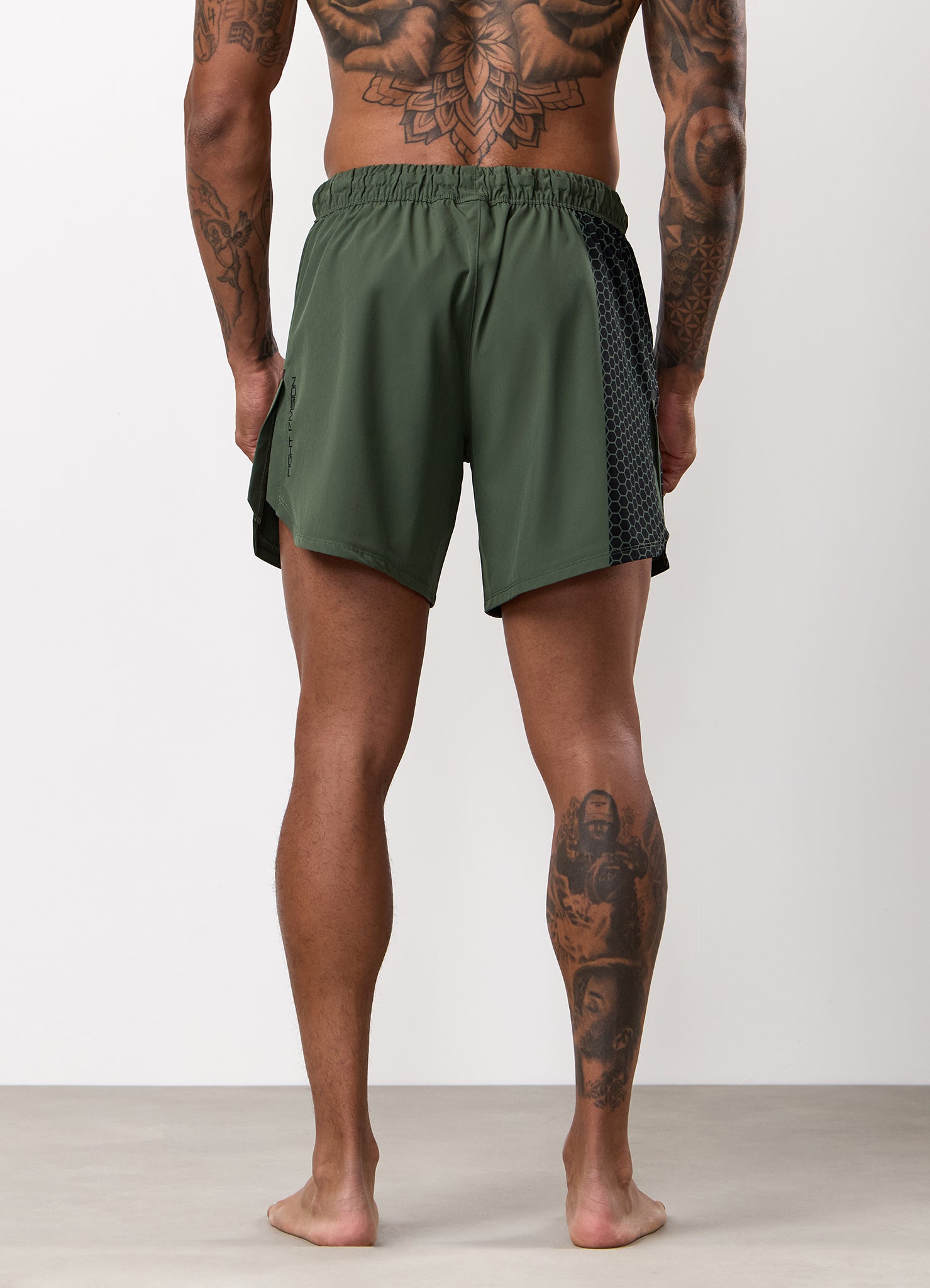 Gym King Fight Division Combat 7" Short - Deep Olive