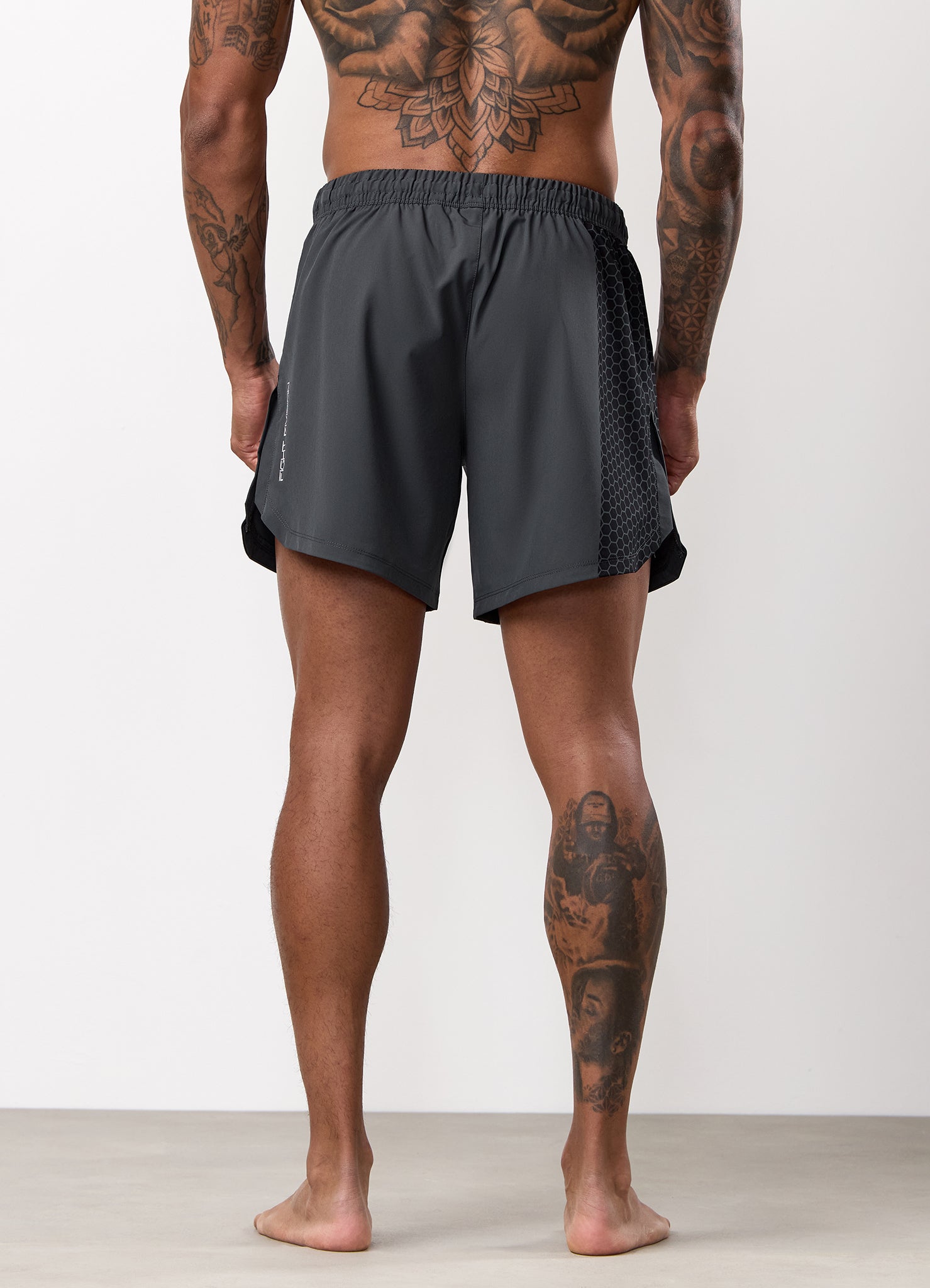 Gym King Fight Division Combat 7" Short - Graphite