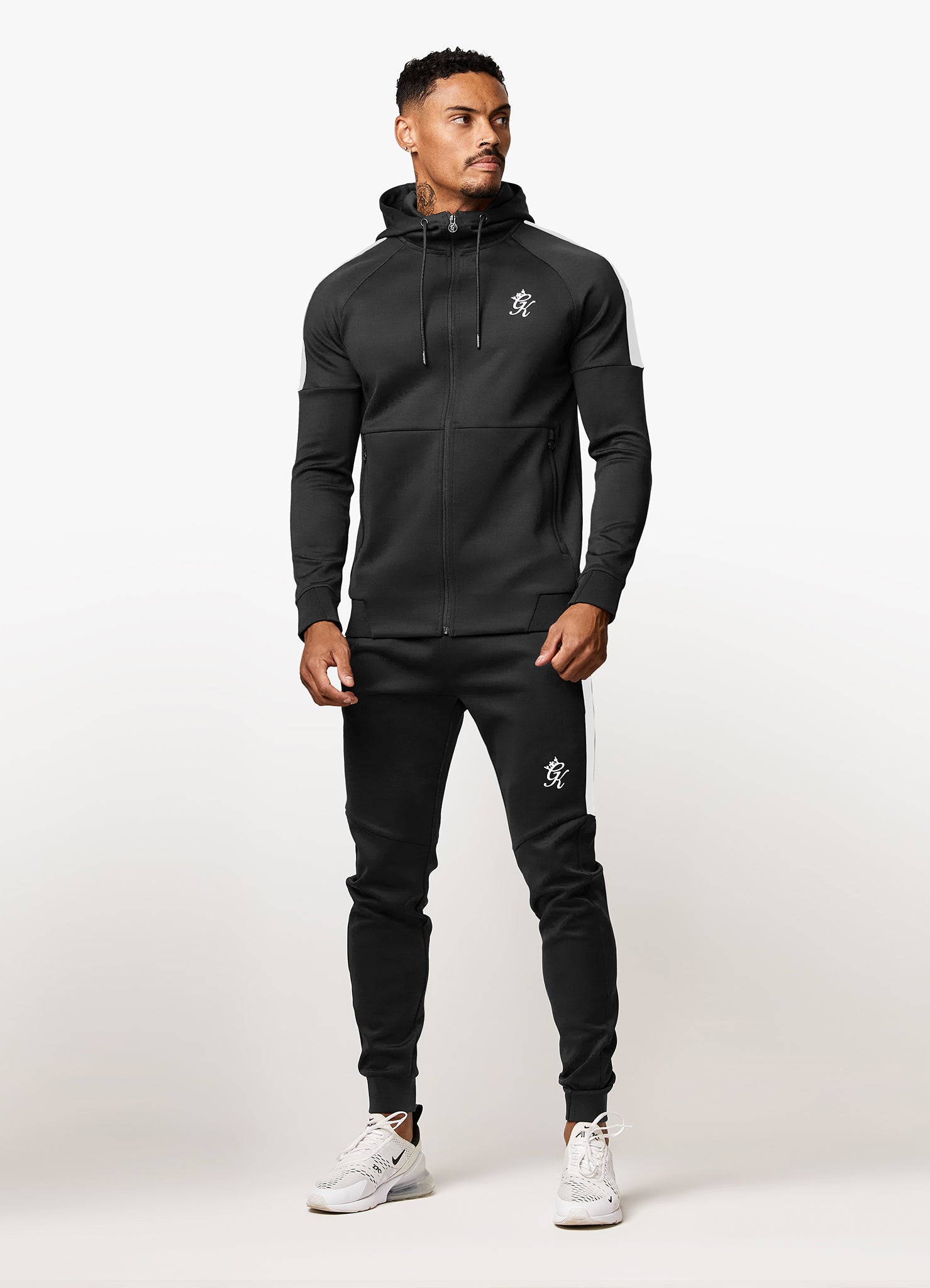 Gym King Core Plus Poly Tracksuit Black GYM KING