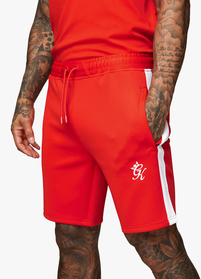 Gym King Core Plus Poly Short - Chilli Red
