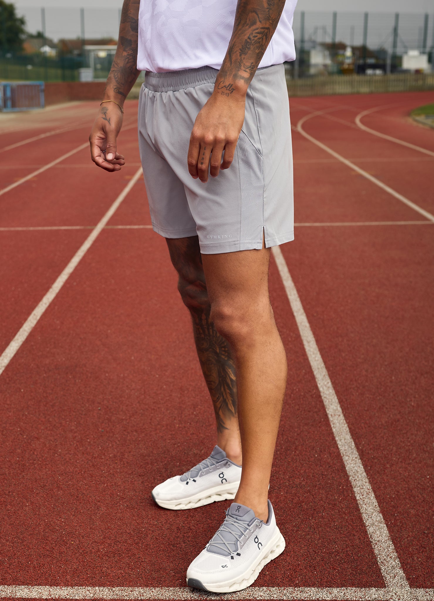 Gym King Progress Panel Short - Urban Grey