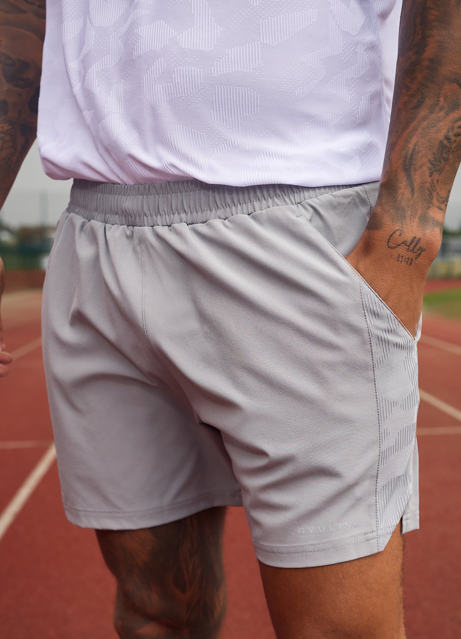 Gym King Progress Panel Short - Urban Grey