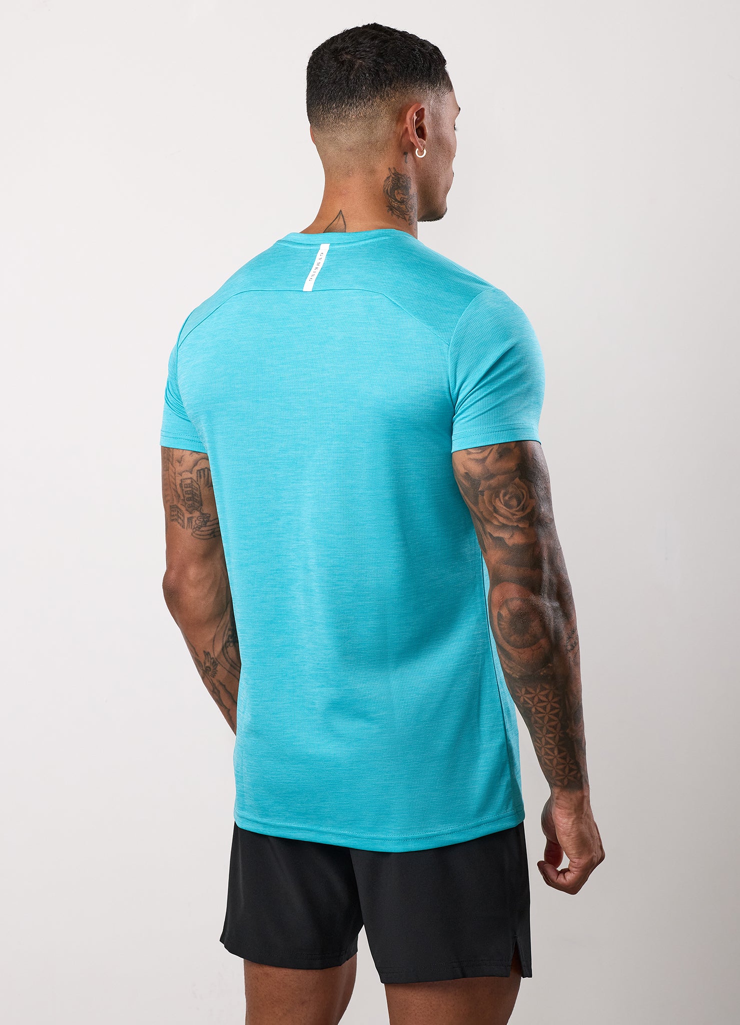 Gym King Element Tee - Turquoise Marl