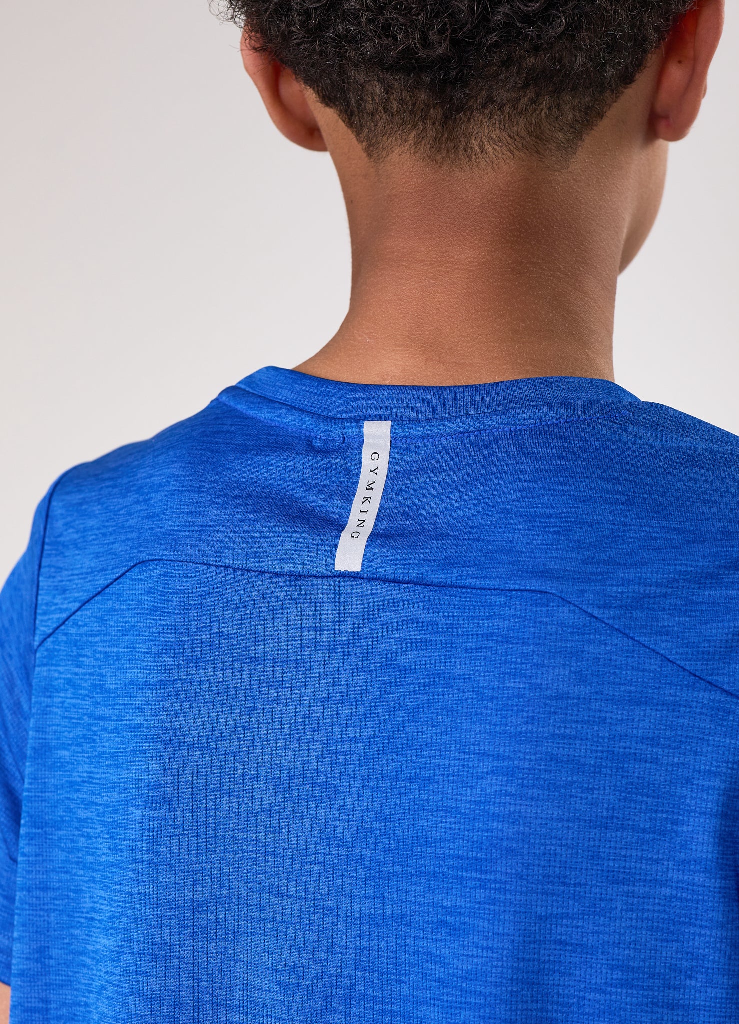 Gym King Kids Element Tee - Sonic Blue Marl