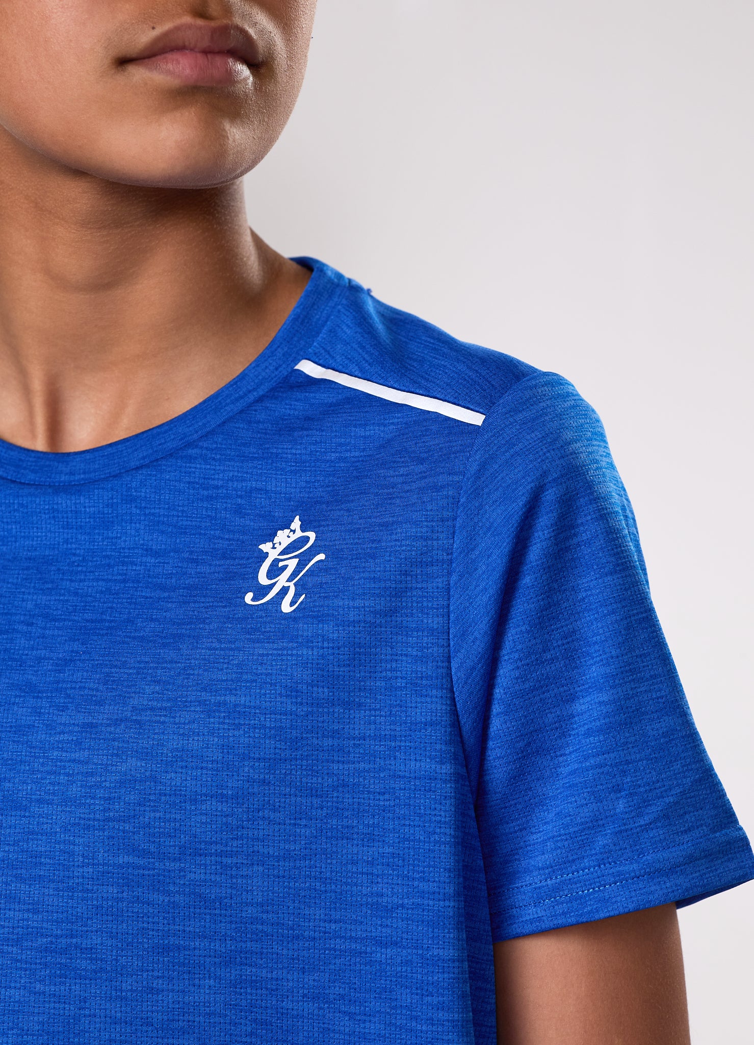 Gym King Kids Element Tee - Sonic Blue Marl