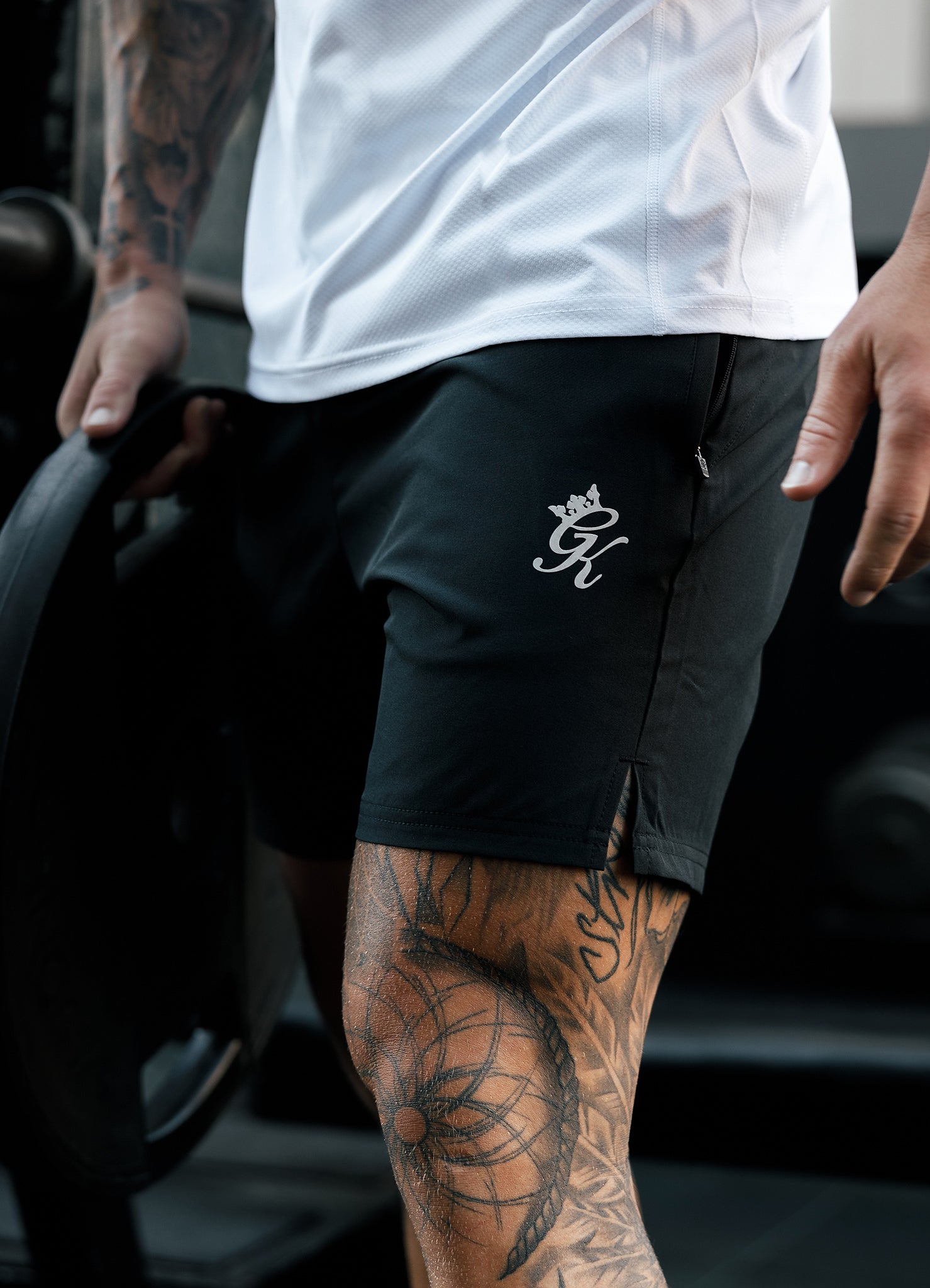 Nylon Gym Shorts With Compression Liners - King Killers