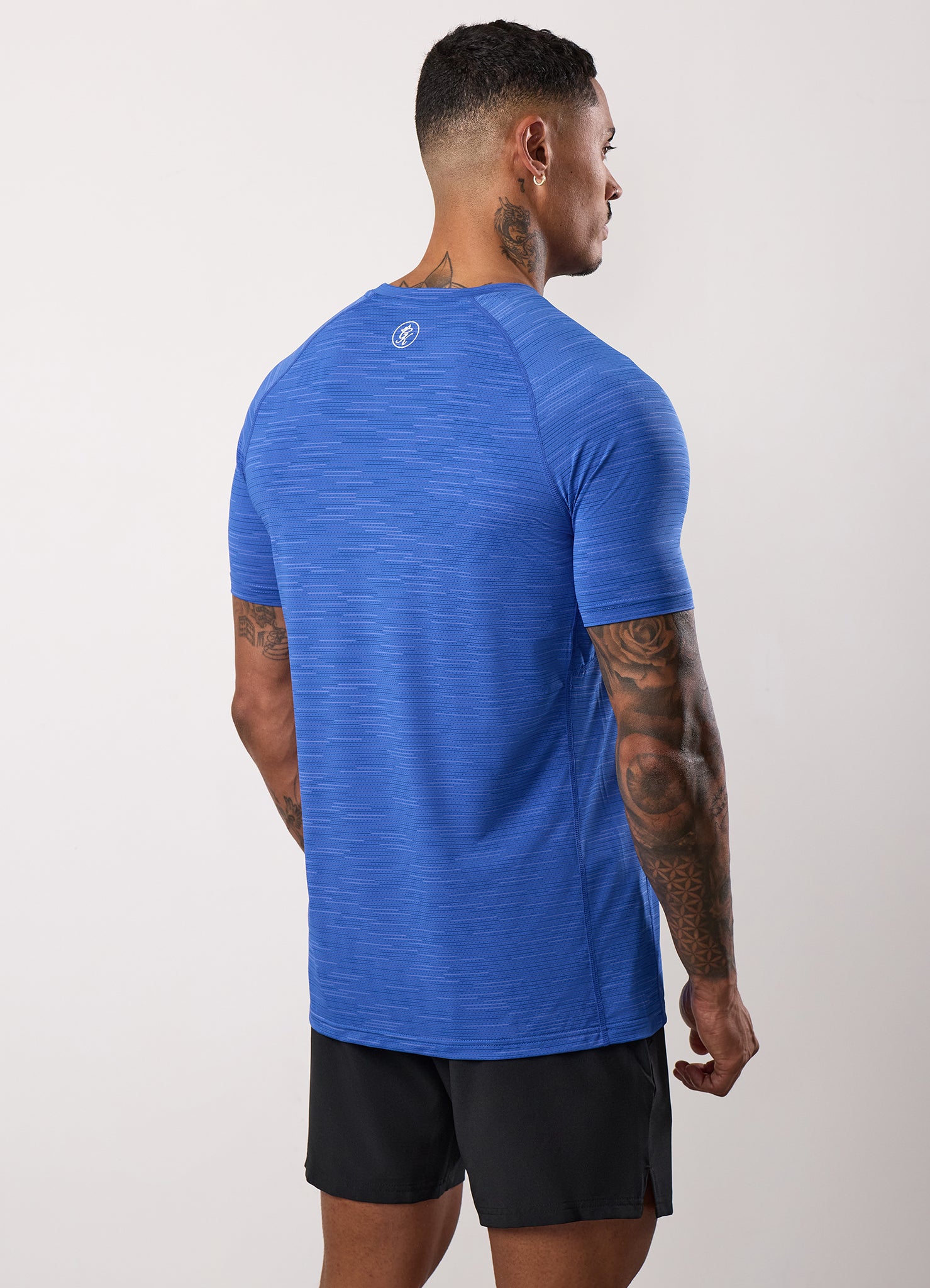 Gym King Energy Grindle Tee - Royal Azure