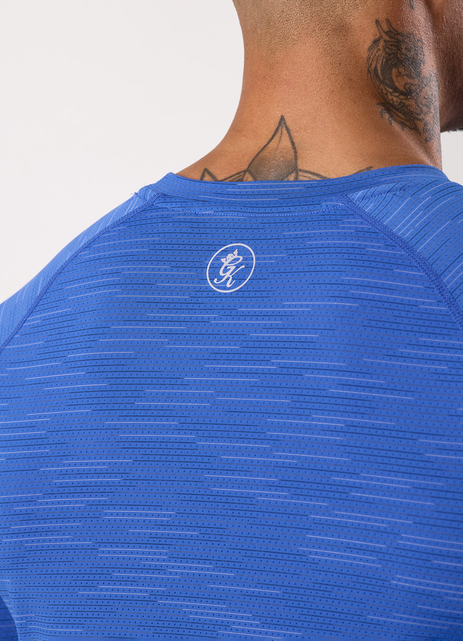 Gym King Energy Grindle Tee - Royal Azure