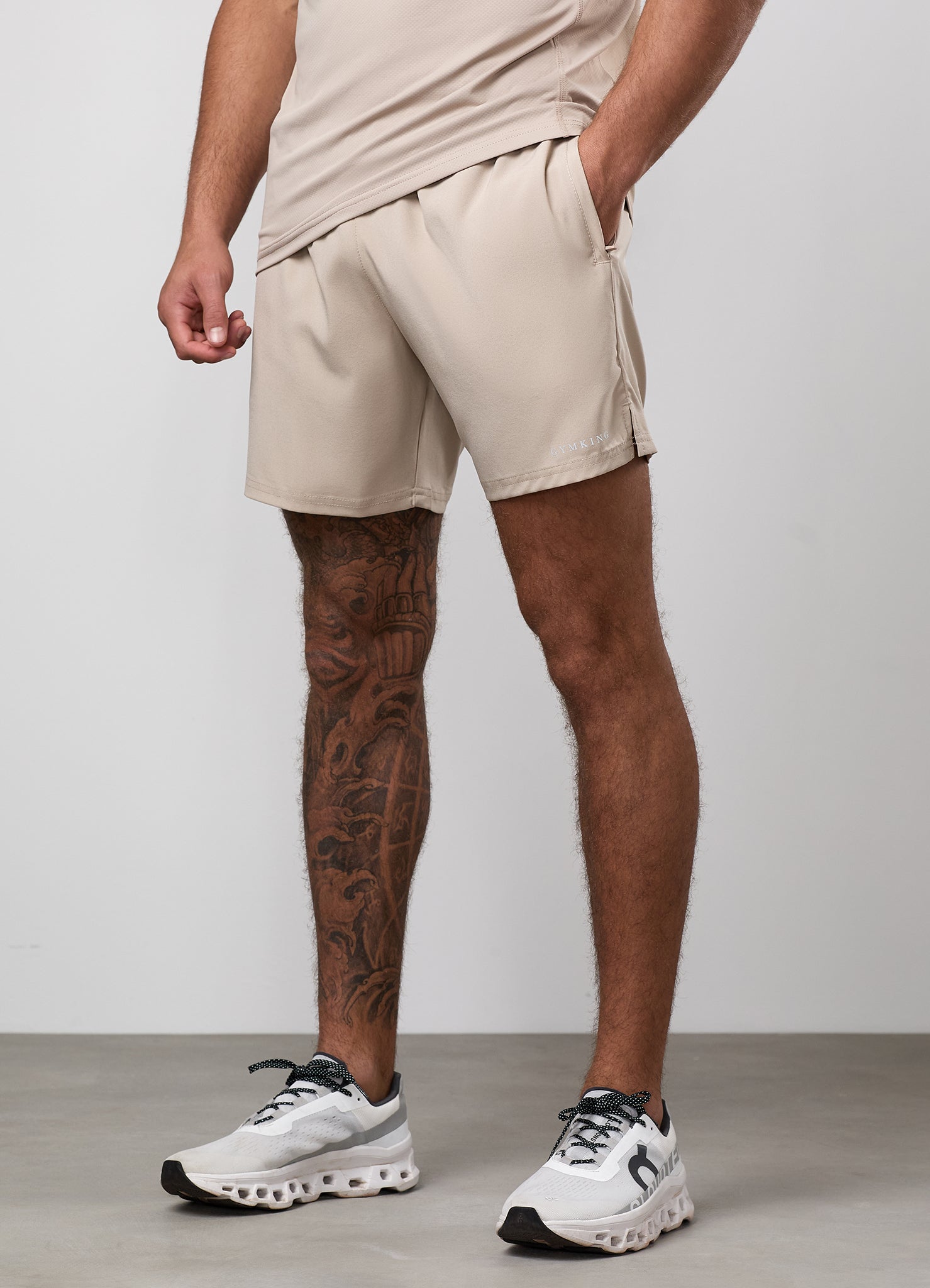 Gym King Energy Linear Short - Stoneware