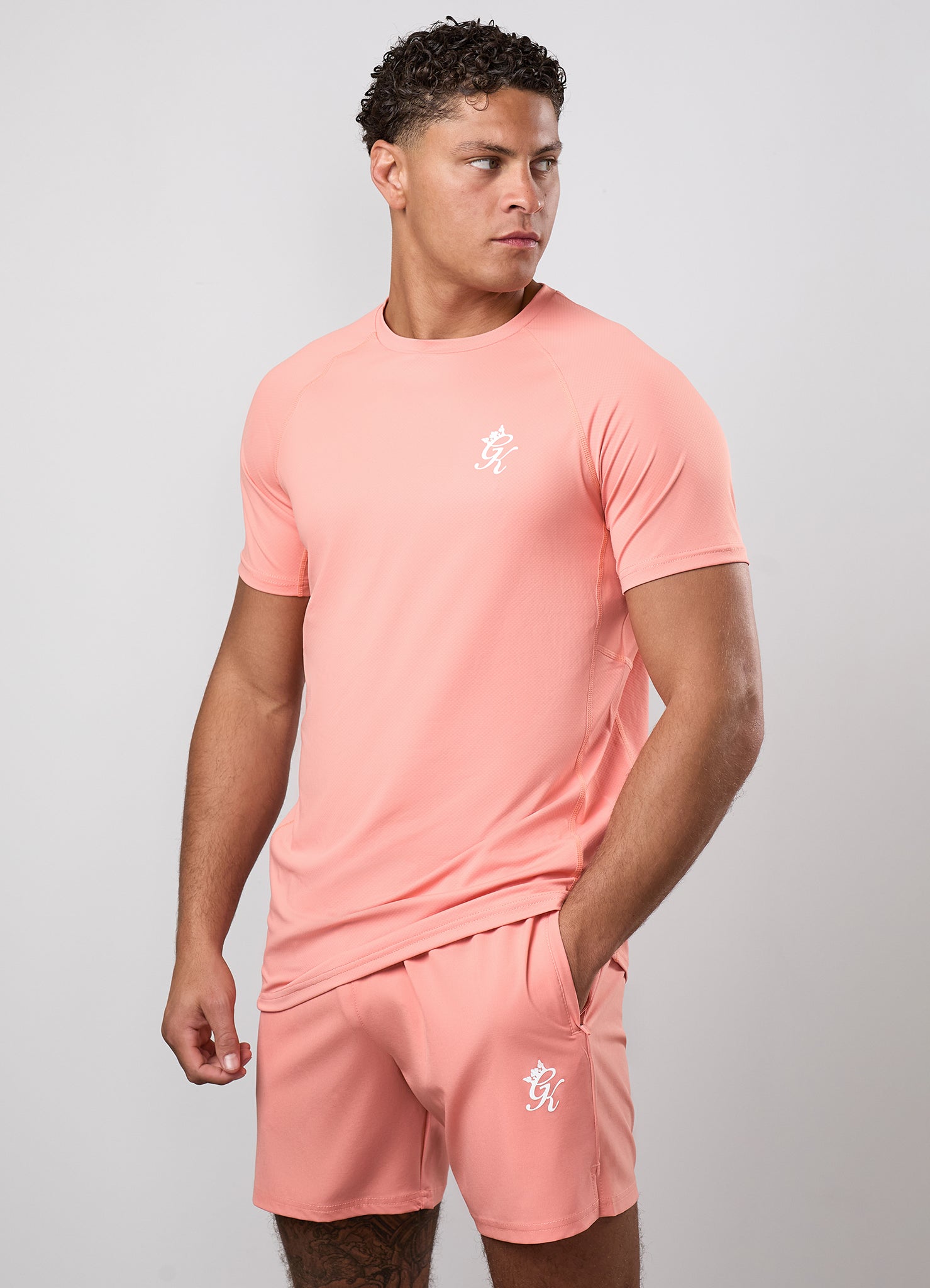 Gym King Energy T-Shirt - Dusty Coral