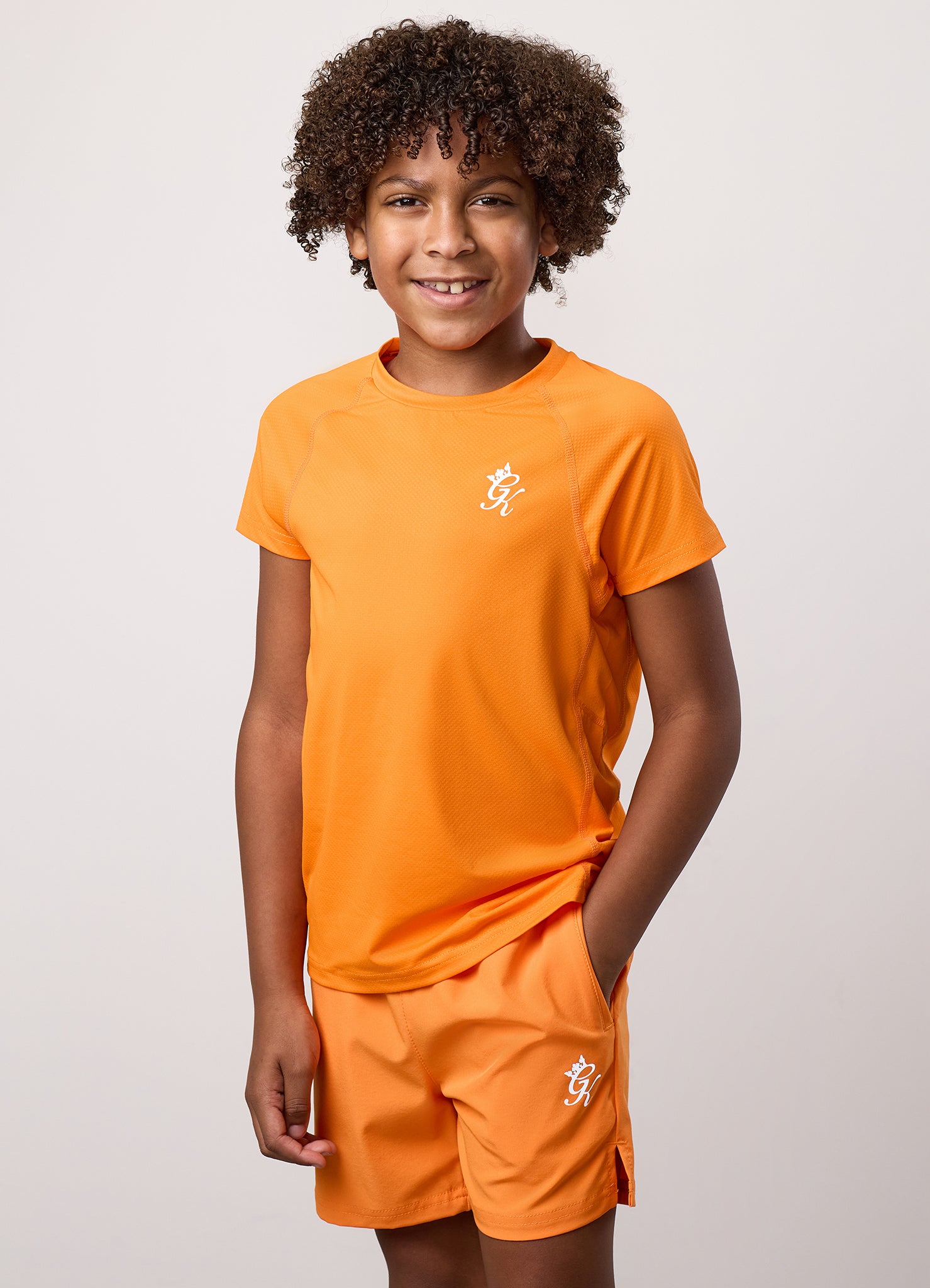 Gym King Kids Energy Tee - Amber