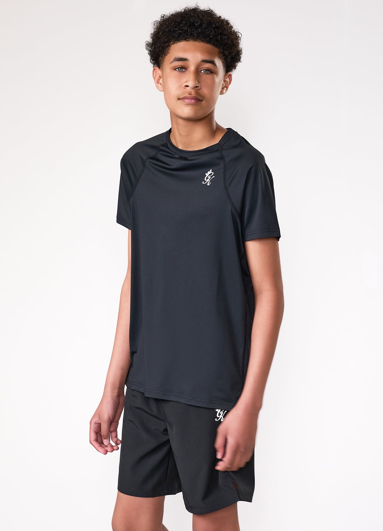 Gym King Older Kids Energy Tee - Black