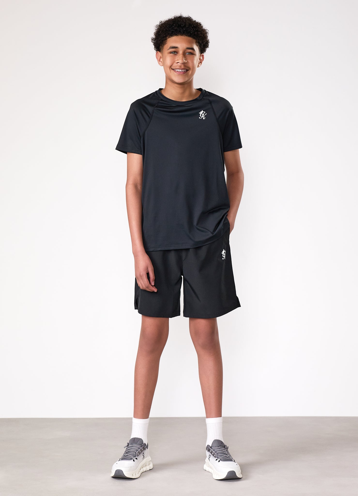 Gym King Kids Energy Tee - Black