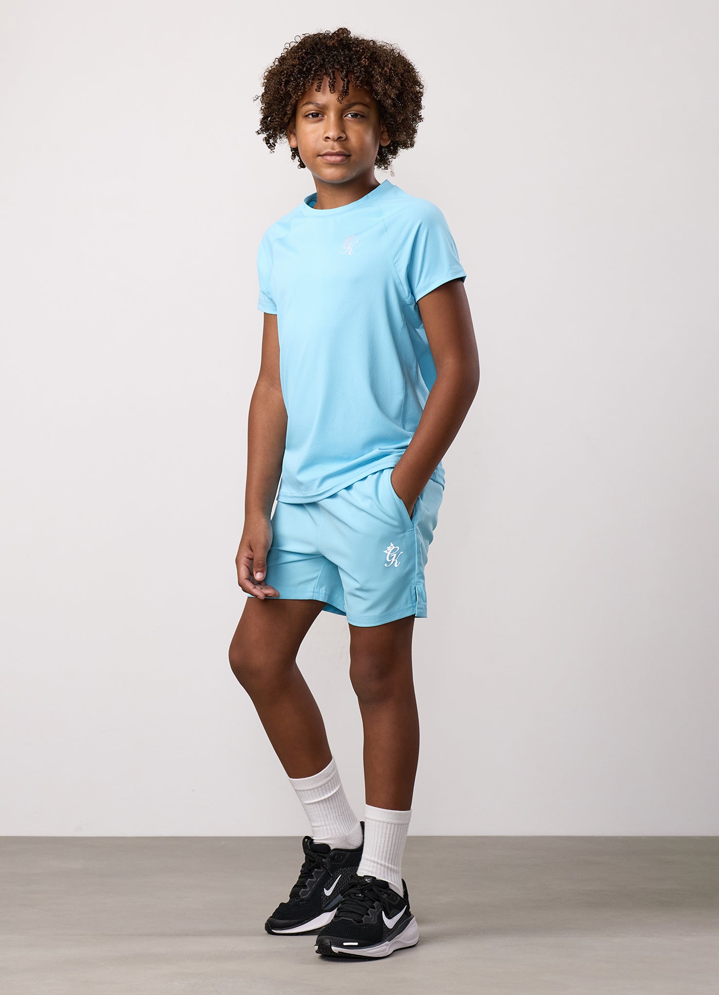 Gym King Kids Energy Short - Ibiza Blue