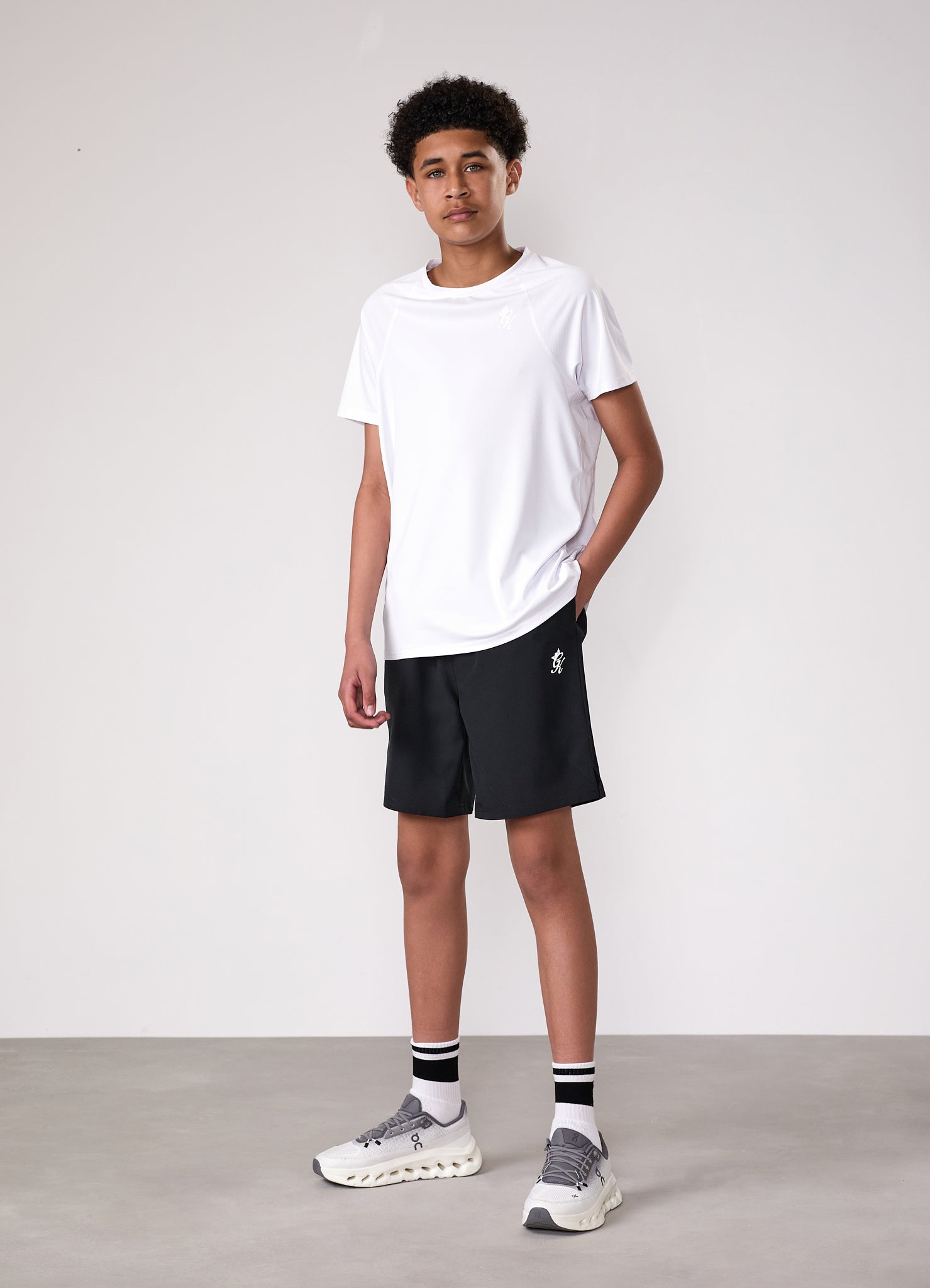 Gym King Kids Energy Tee - White