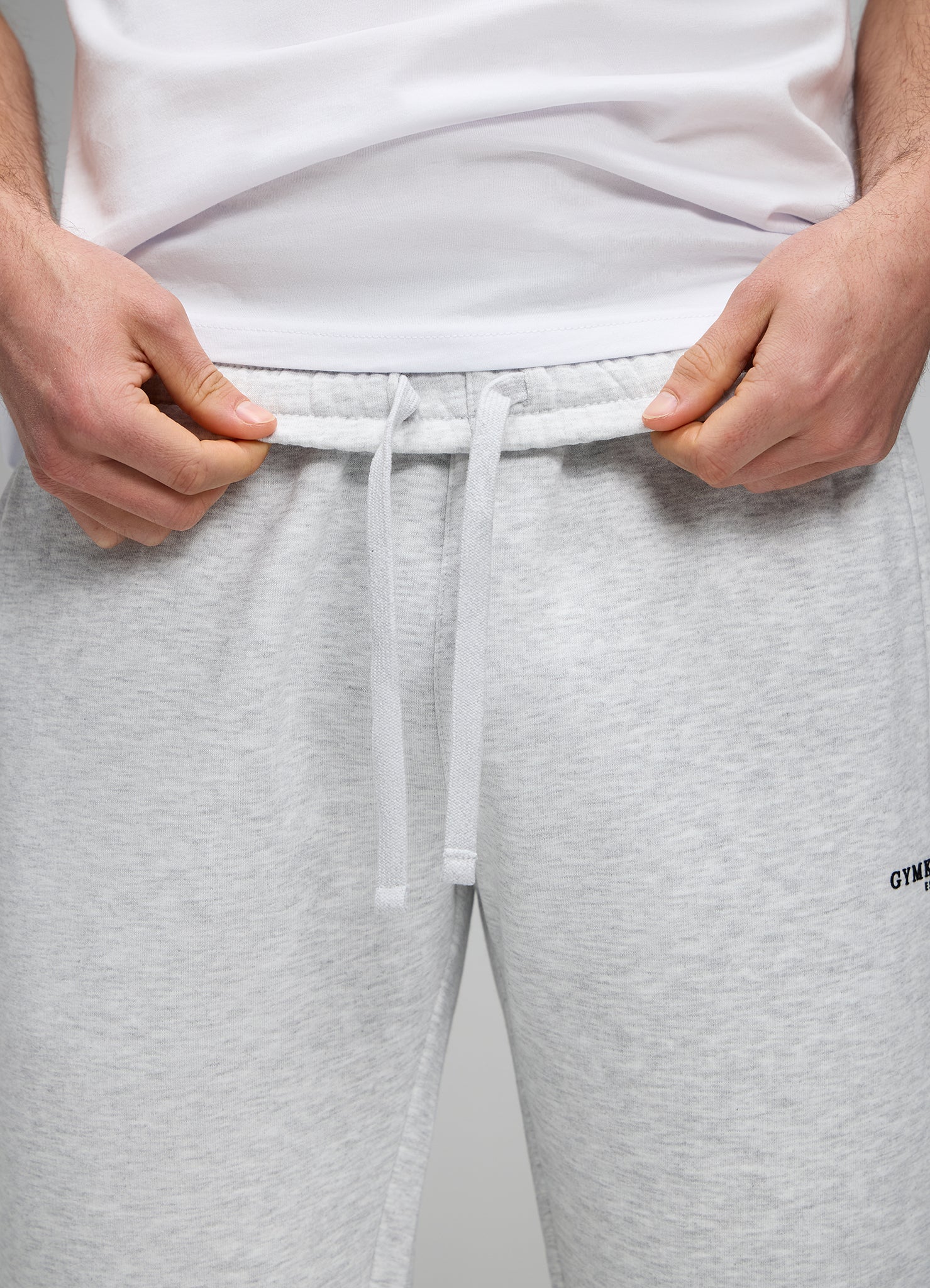 Gym King Established Relaxed Fit Jogger - Snow Marl