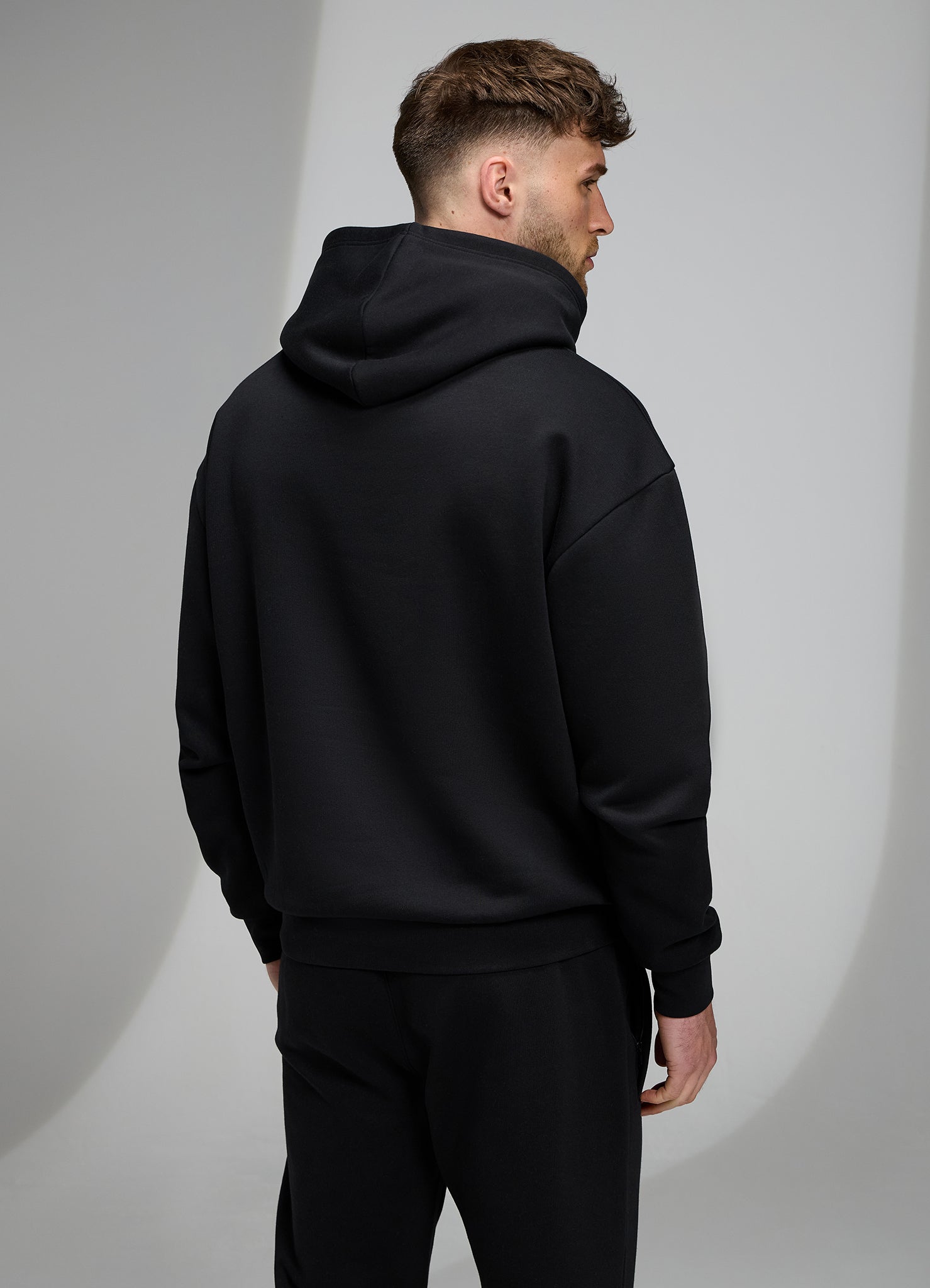 Gym King Established Relaxed Fit Hood - Black/Gold