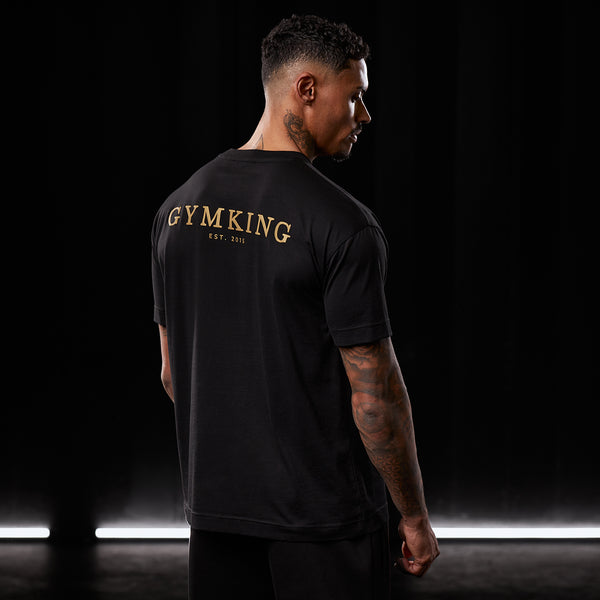 Gym King Established Tee - Black/Gold