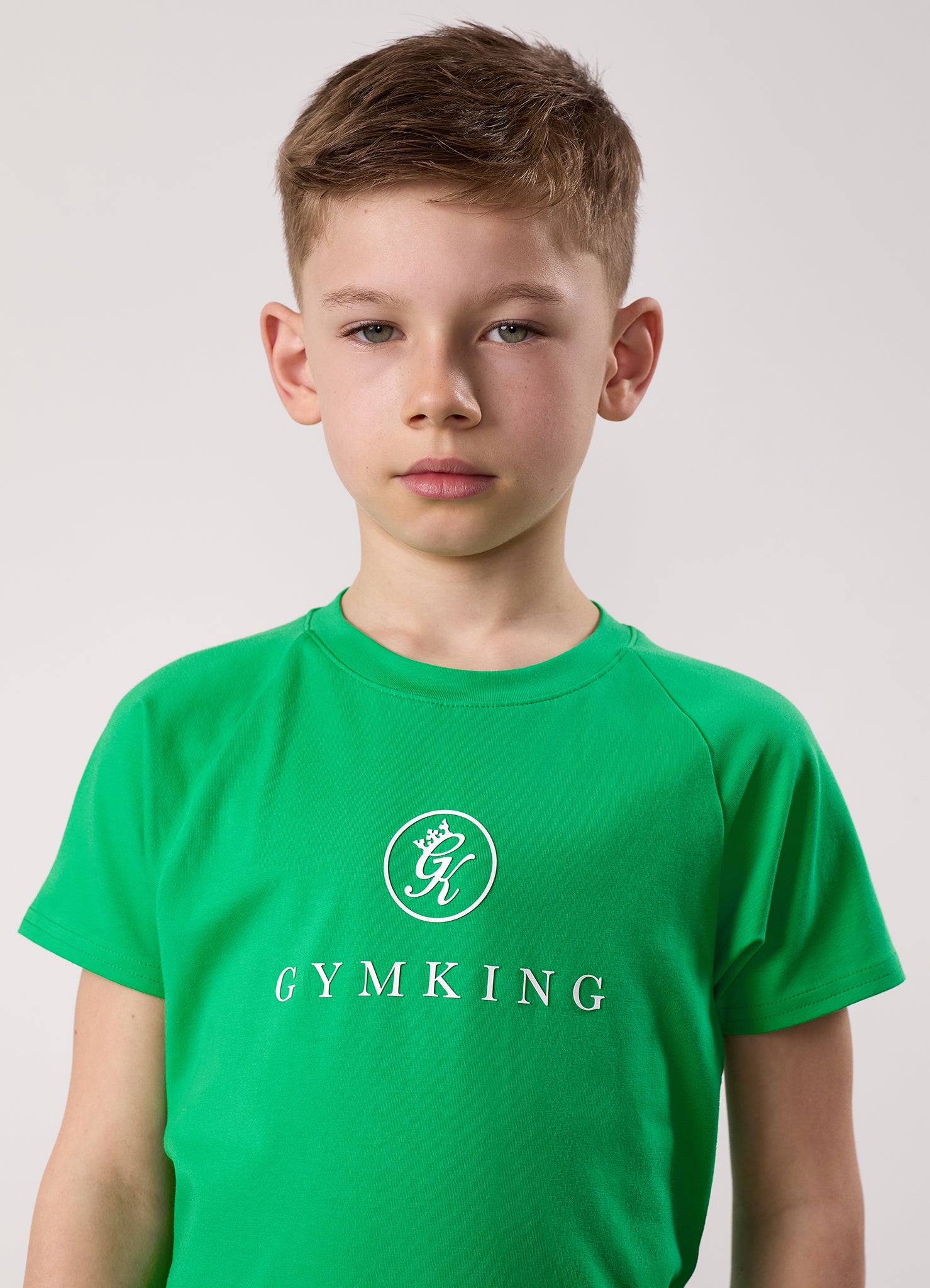 Gym King Kids Pro Tee - Apple Green
