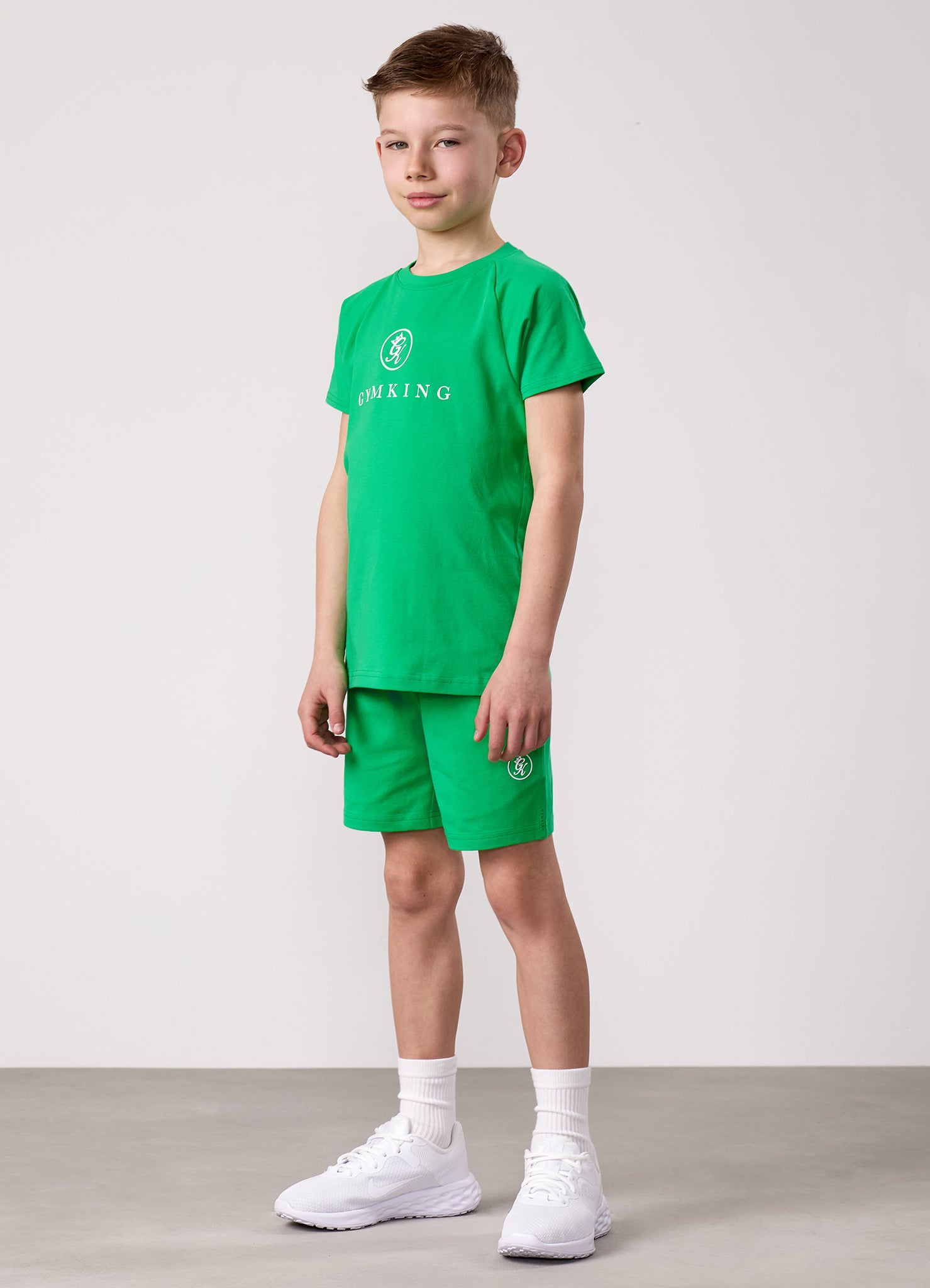 Gym King Kids Pro Tee - Apple Green