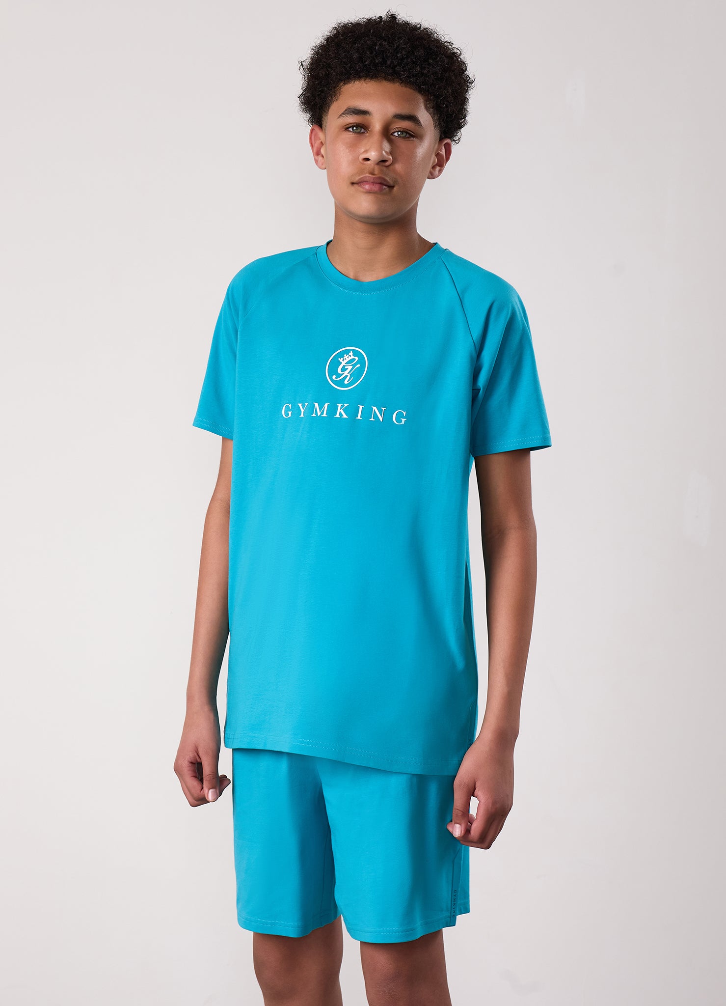 Gym King Kids Pro Tee - Marine Teal