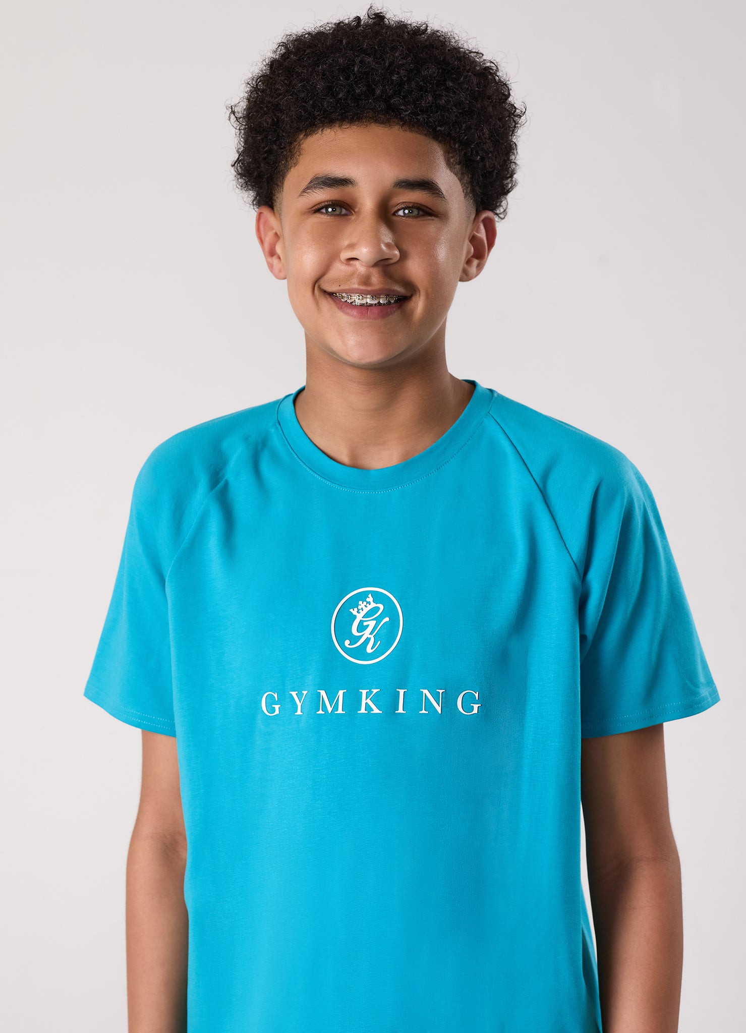 Gym King Kids Pro Tee - Marine Teal