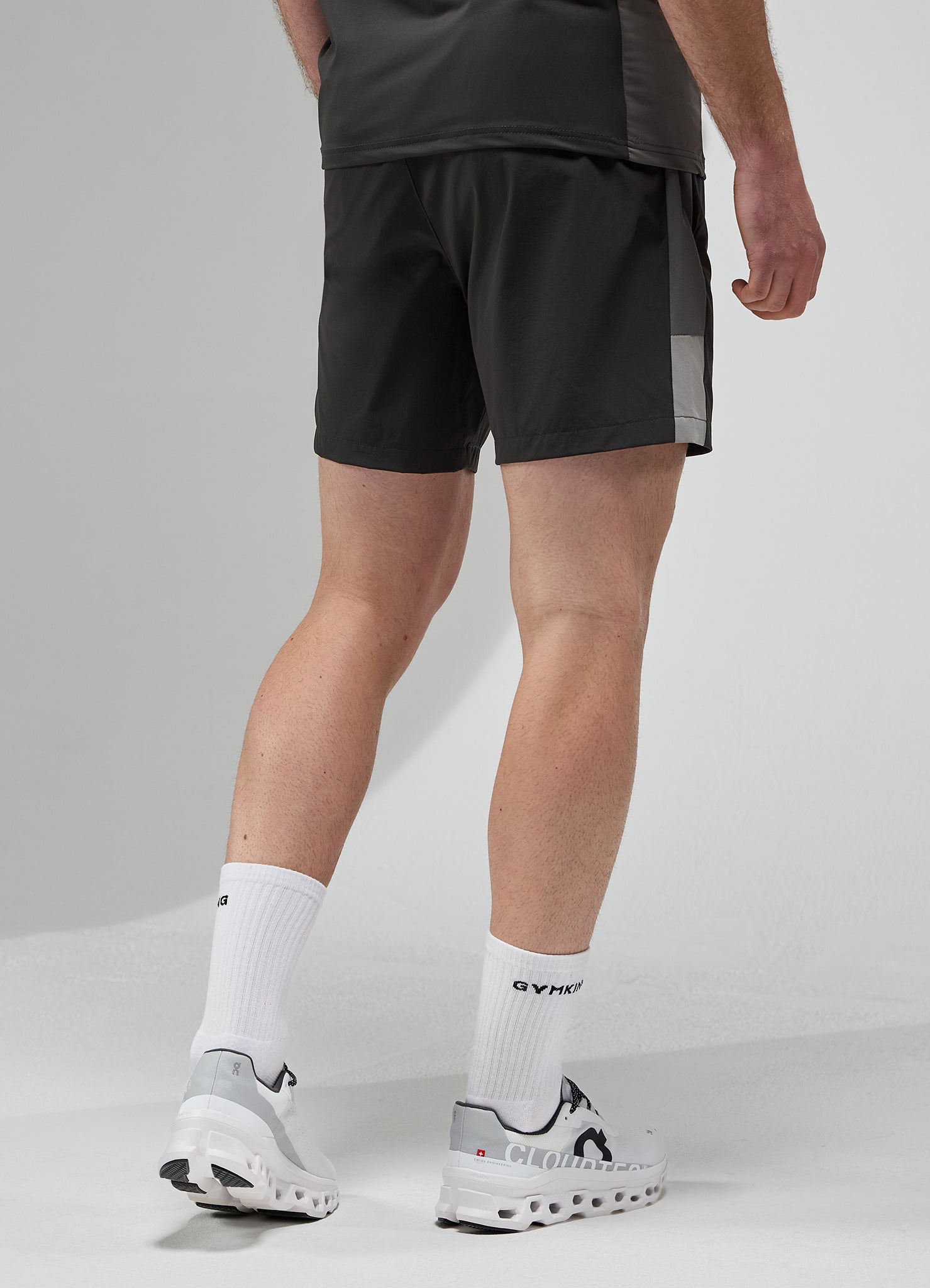 Gym King Focus Woven Short - Black/Twilight Grey