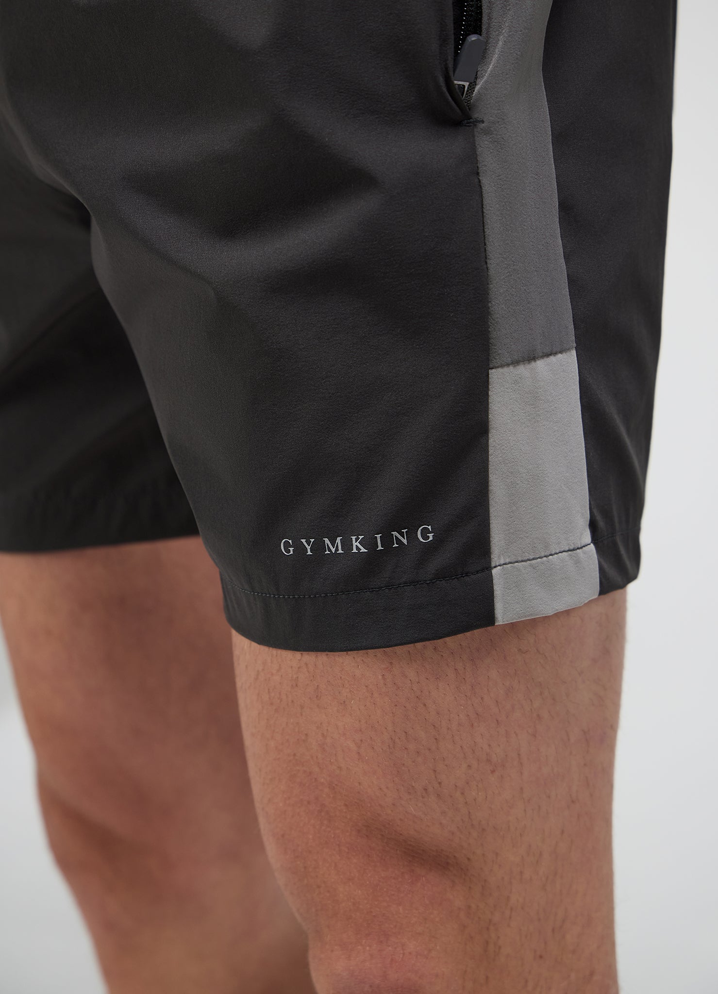 Gym King Focus Woven Short - Black/Twilight Grey