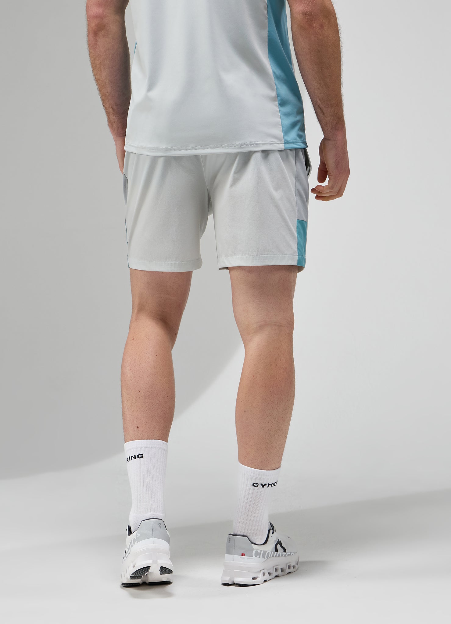 Gym King Focus Woven Short - Light Grey/Urban Grey