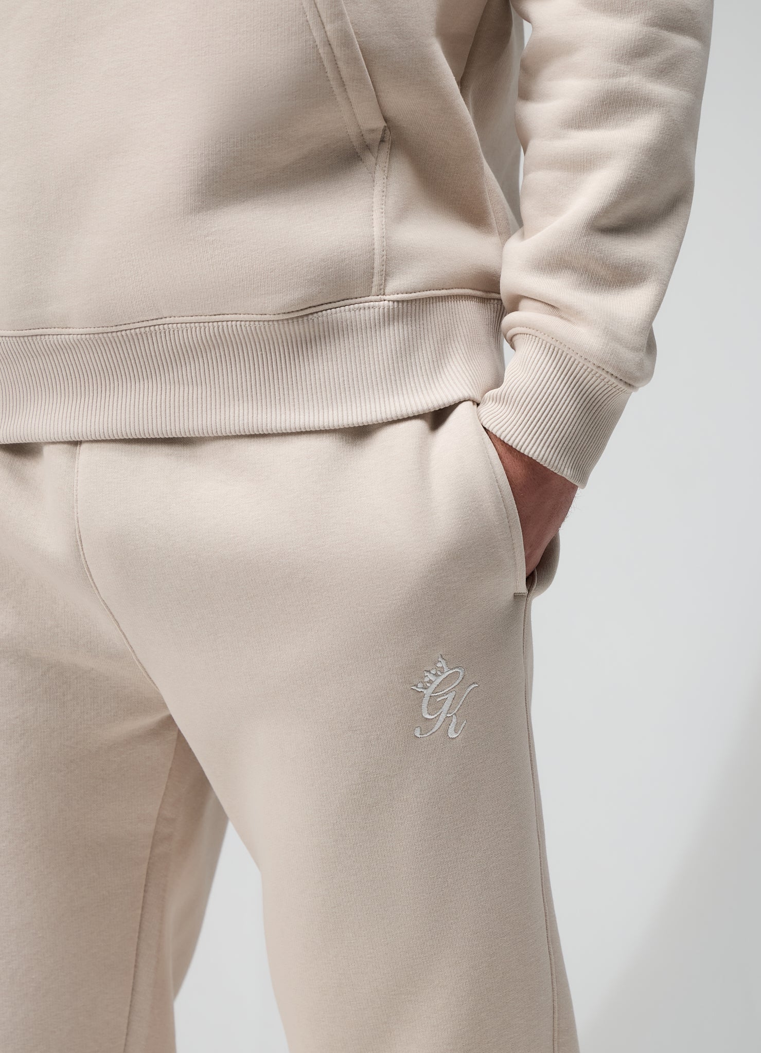 Gym King Fundamental Fleece Jogger - Light Stone