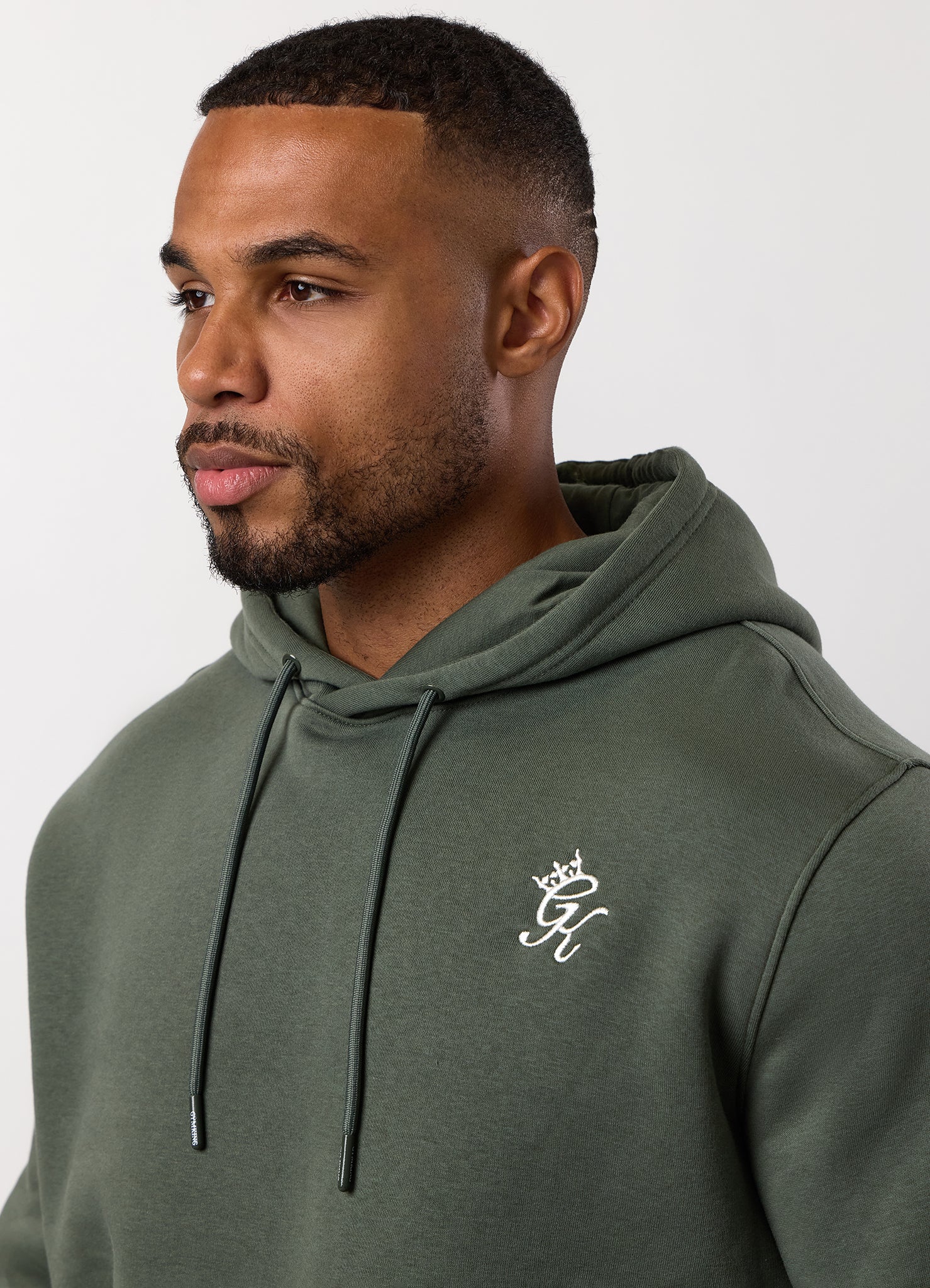 Gym King Fundamental Fleece Hood - Deep Olive